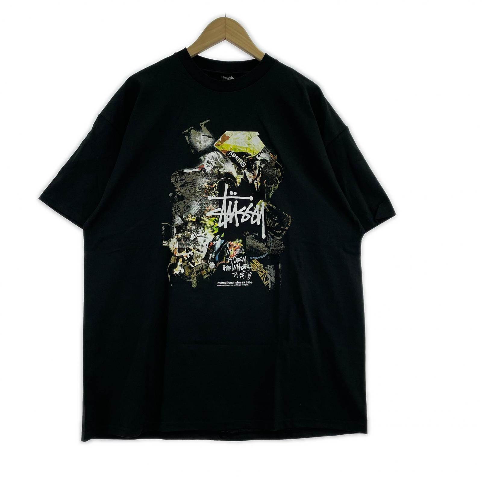 その他トップス STUSSY LEFTOVERS　Tシャツ　ブラック　XL ブラック