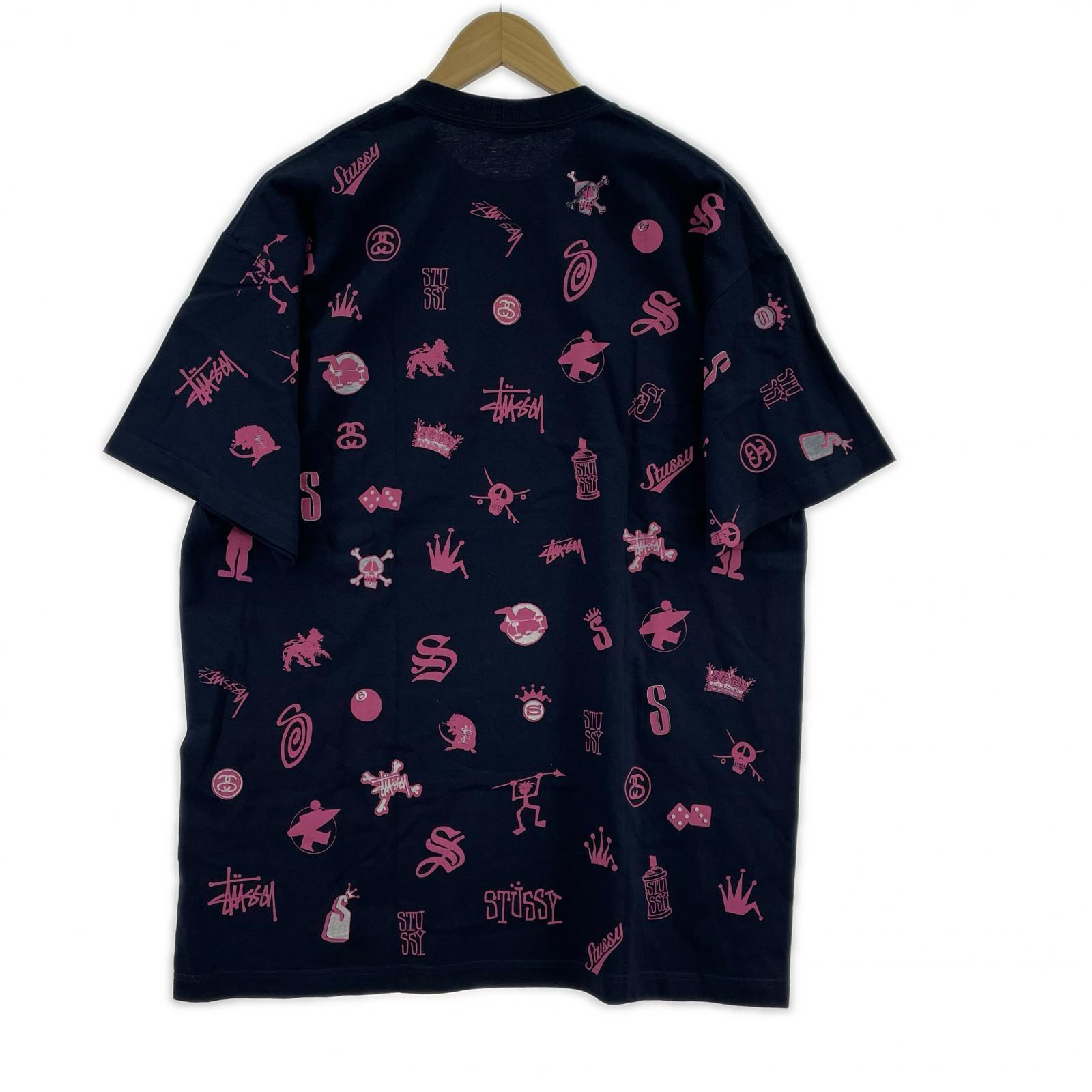 その他トップス STUSSY LOSTA LOGOS　Tシャツ　ネイビー　XL