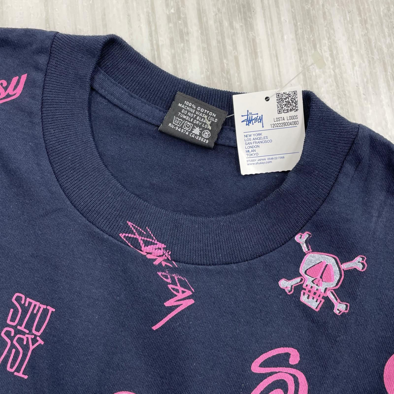 その他トップス STUSSY LOSTA LOGOS　Tシャツ　ネイビー　XL