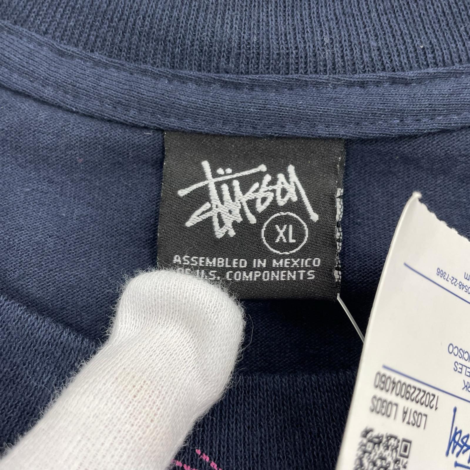 その他トップス STUSSY LOSTA LOGOS　Tシャツ　ネイビー　XL