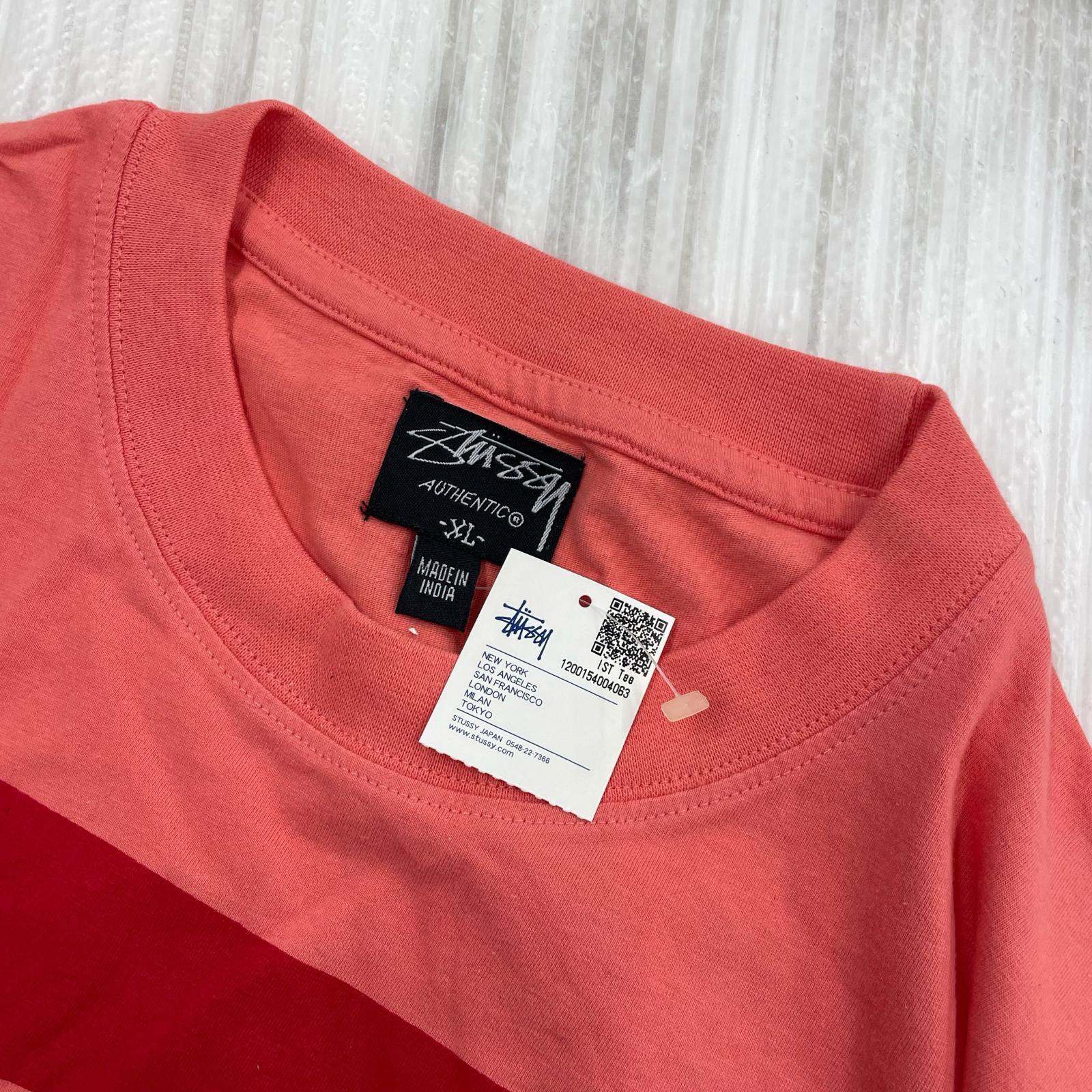 その他トップス STUSSY IST　Tシャツ　サーモンピンク　XL