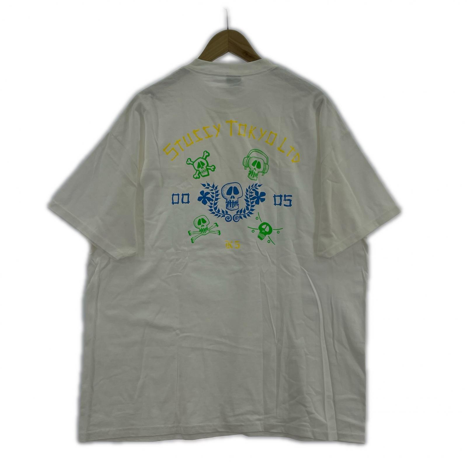 その他トップス STUSSY KCJI5TH LTD　Tシャツ　ホワイト　XL　汚れ ホワイト
