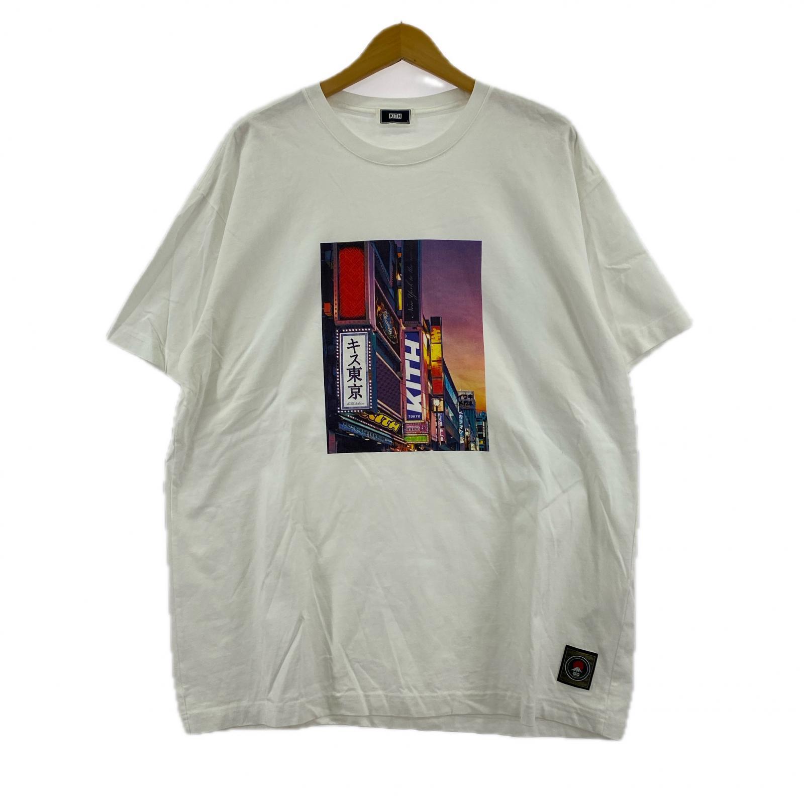 半袖Ｔシャツ KITH TOKYO Lights Tee プリントTee L ホワイト