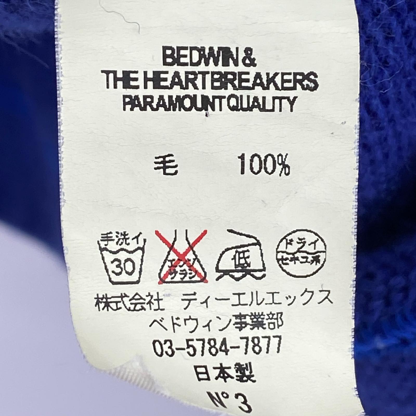 カーディガン BEDWIN ＆ THE HEARTBREAKERS カーディガン BLU ブルー