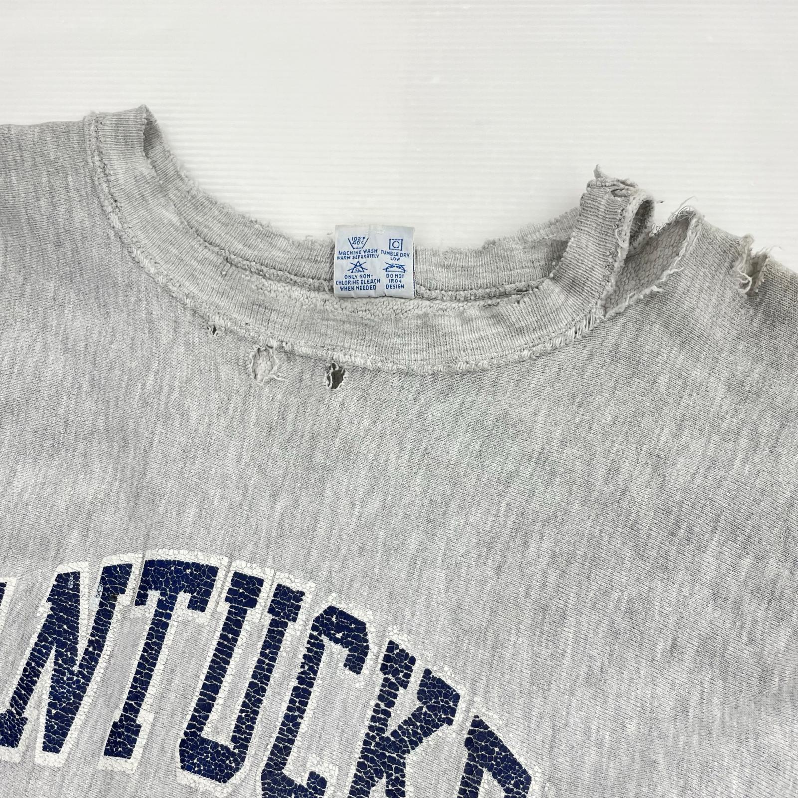 スウェット ９０s/XL/目無し グレー