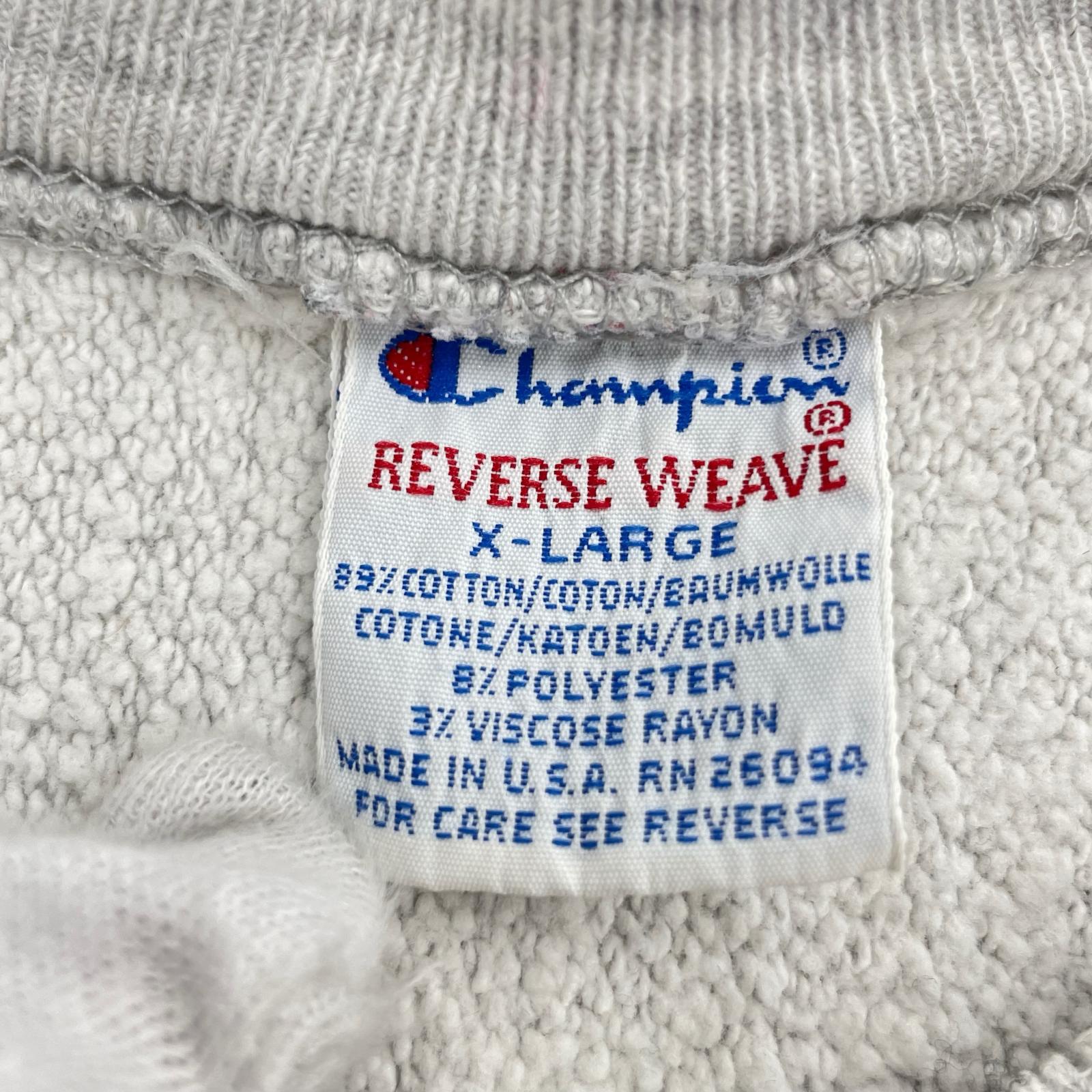 スウェット ９０s/XL/目無し グレー