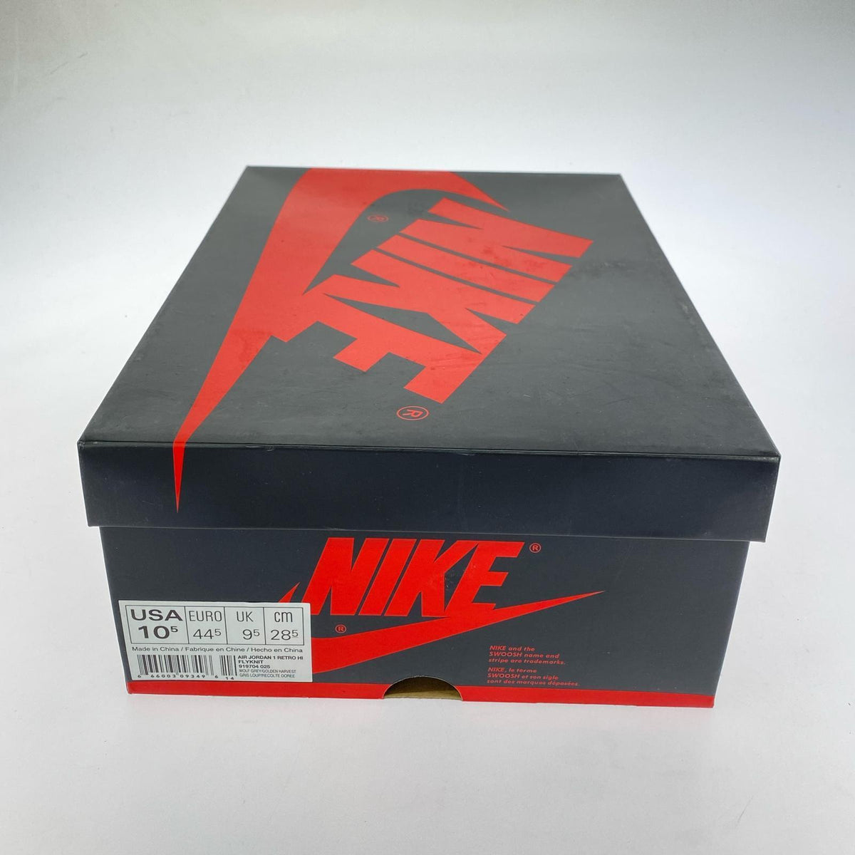スニーカー AIR JORDAN 1 RETRO HIGH FLYKNIT (28.5㎝) 28.5cm (US10 1/2 UK10 EU47) グレー