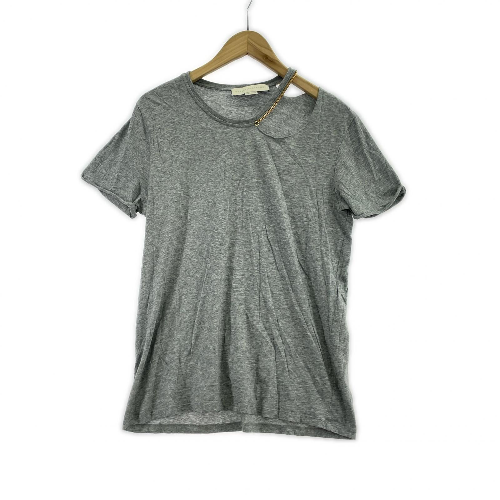 半袖Ｔシャツ チェーン カットアウト 灰 (40) 40 グレー