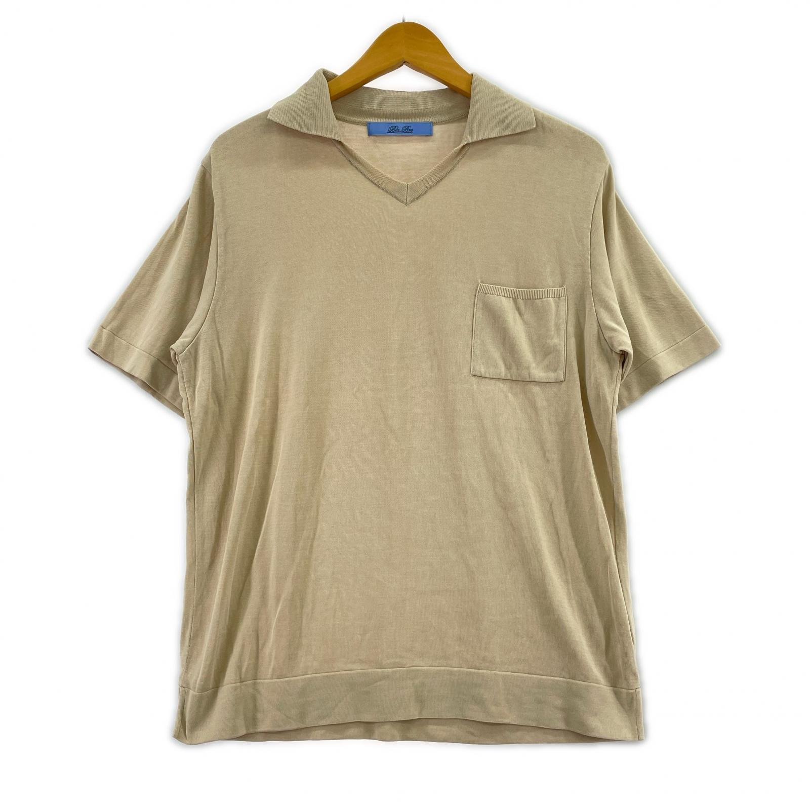 ポロシャツ Blu Bre ポロシャツ S/S ベージュ M ベージュ