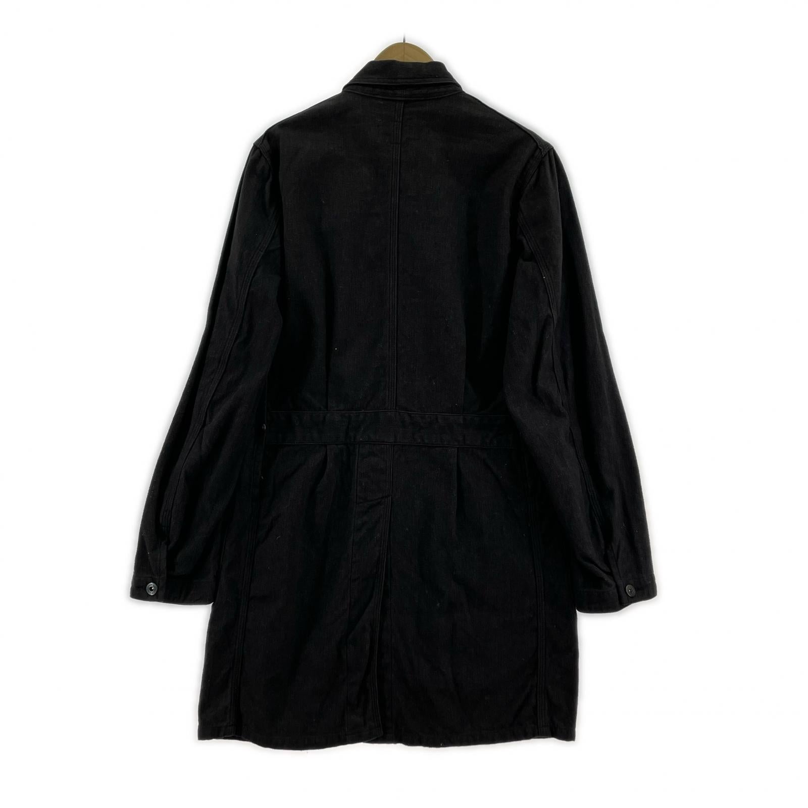 ジャケット ショップコート 黒 S S ブラック
