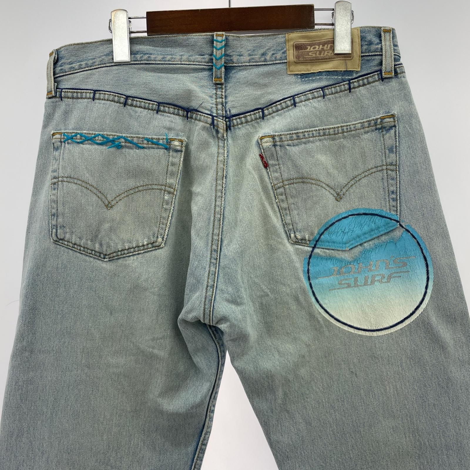 デニムパンツ JOHN'S SURF Levi's リメイク デニムパンツ 34
