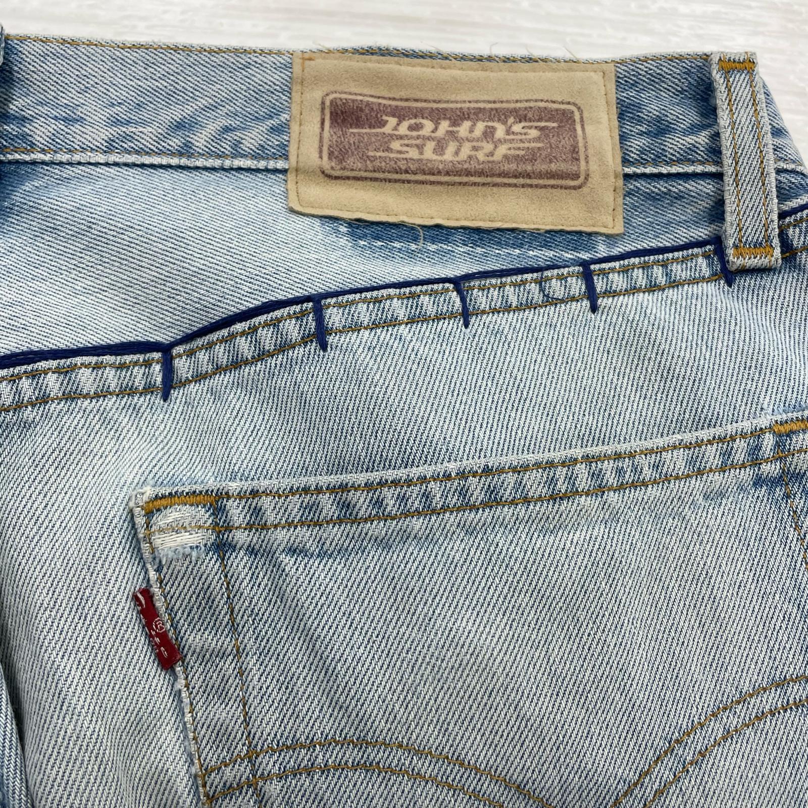 デニムパンツ JOHN'S SURF Levi's リメイク デニムパンツ 34