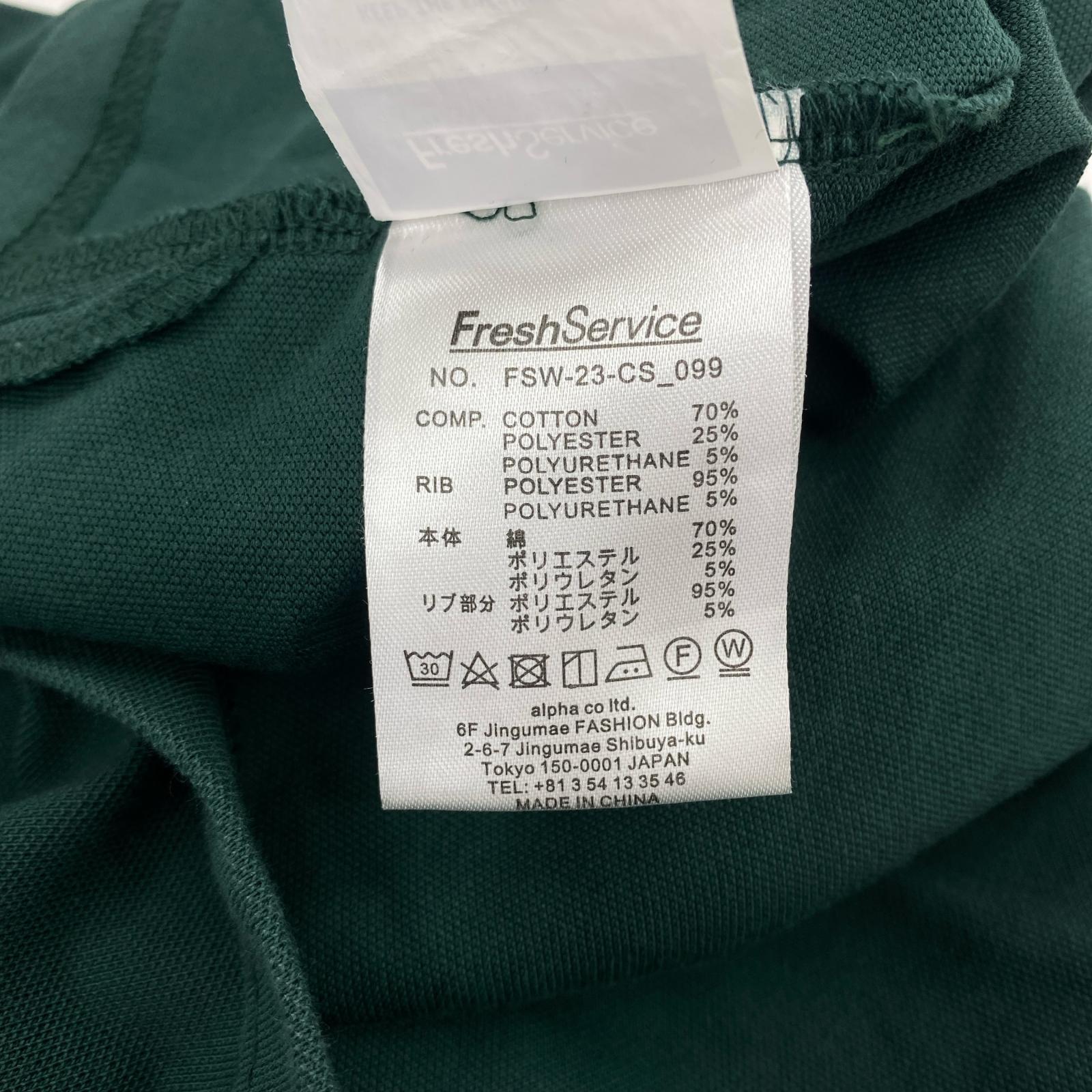 ポロシャツ PIQUE JERSEY S/S POLO グリーン L グリーン