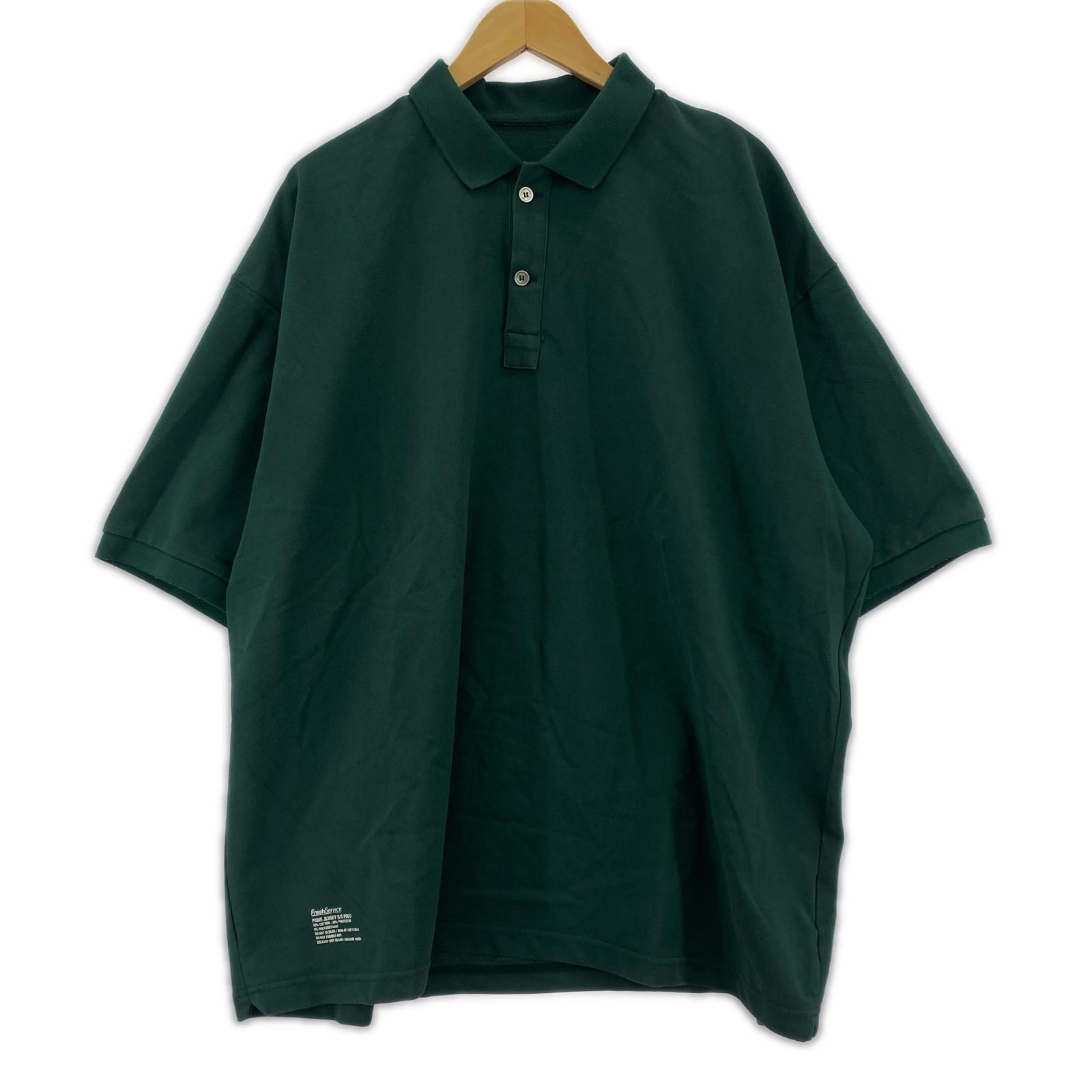 ポロシャツ PIQUE JERSEY S/S POLO グリーン L グリーン