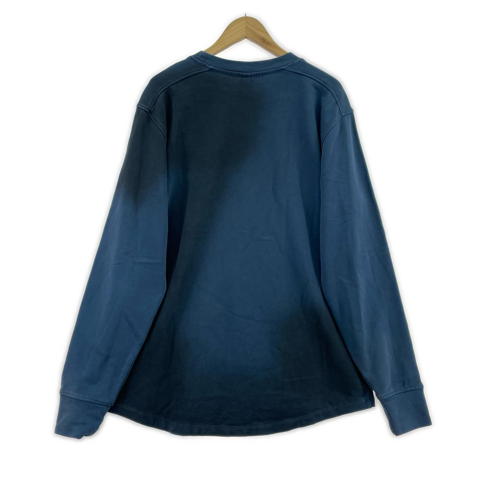 スウェット Hand Sprayed Lash Sweater 青(M) M