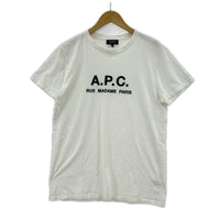 半袖Ｔシャツ A.P.C. ﾛｺﾞ刺繍Tee M ホワイト