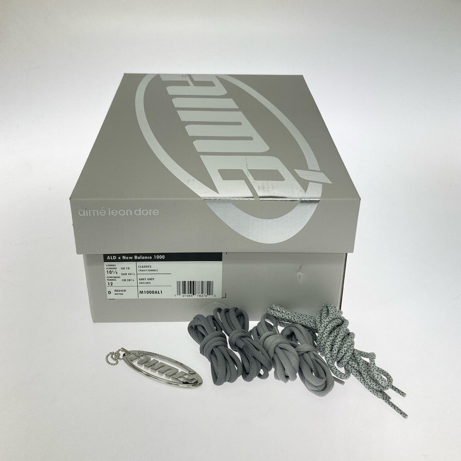 スニーカー ｘaime leon dore M1000 28.5cm (US10 1/2 UK10 EU47) グレー