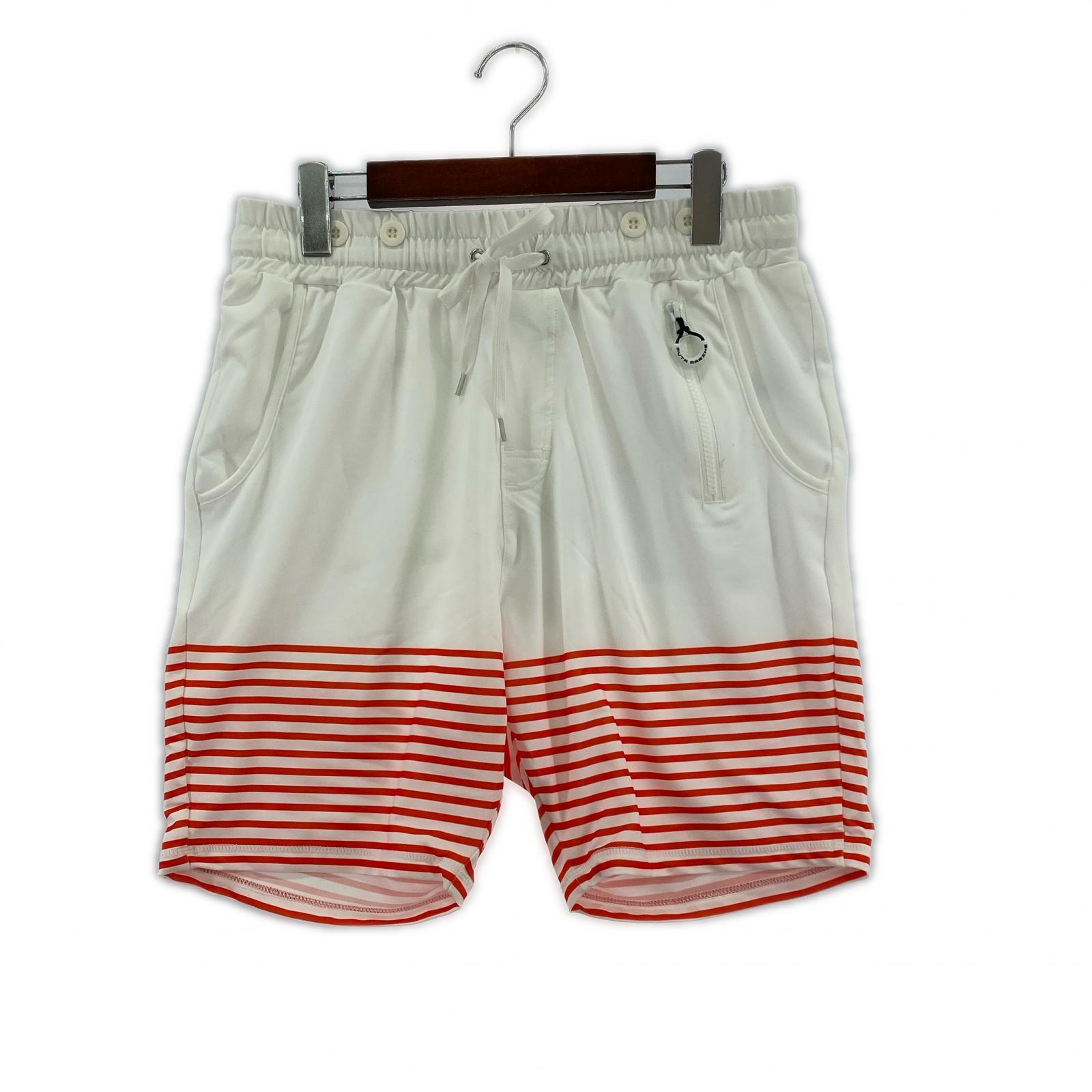 ショートパンツ オレンジボーダー ラッシュショーツパンツ L