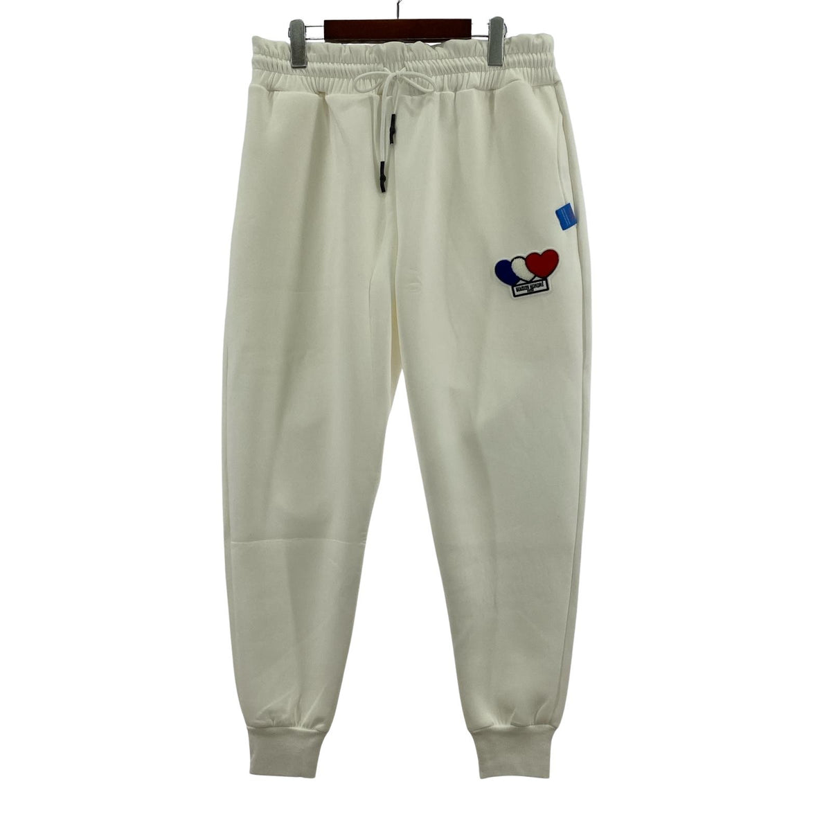 パンツ maison honore ﾊｰﾄﾊﾟｯﾁ ｼﾞｮｶﾞｰﾊﾟﾝﾂ 白 XL ホワイト