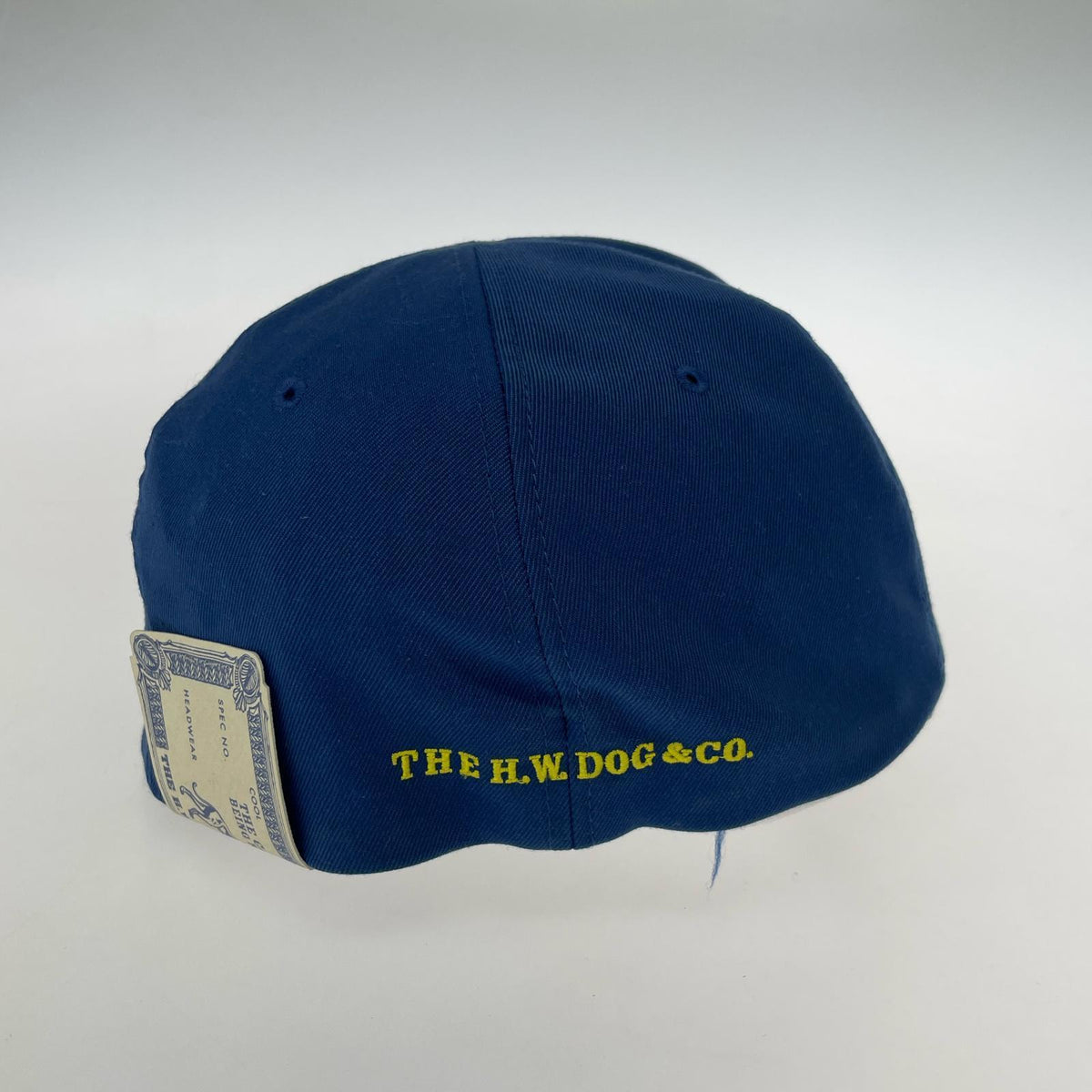 キャップ THE H.W.DOG＆CO 刺繍キャップ 青 38 ブルー