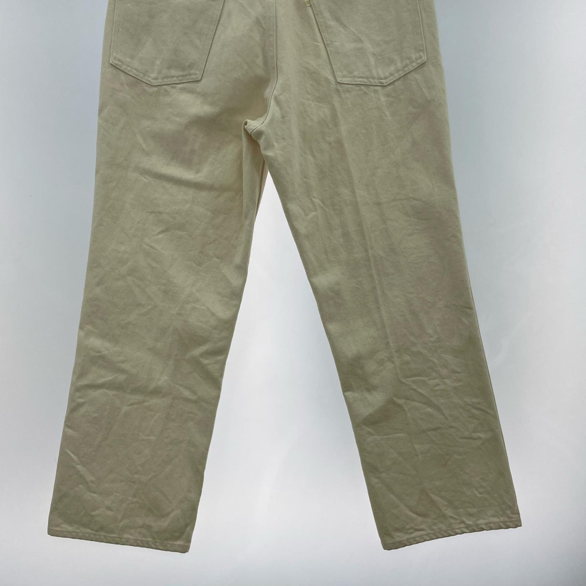 デニムパンツ WESTOVERALLS 817F ワイドデニムパンツ W32 32 ホワイト