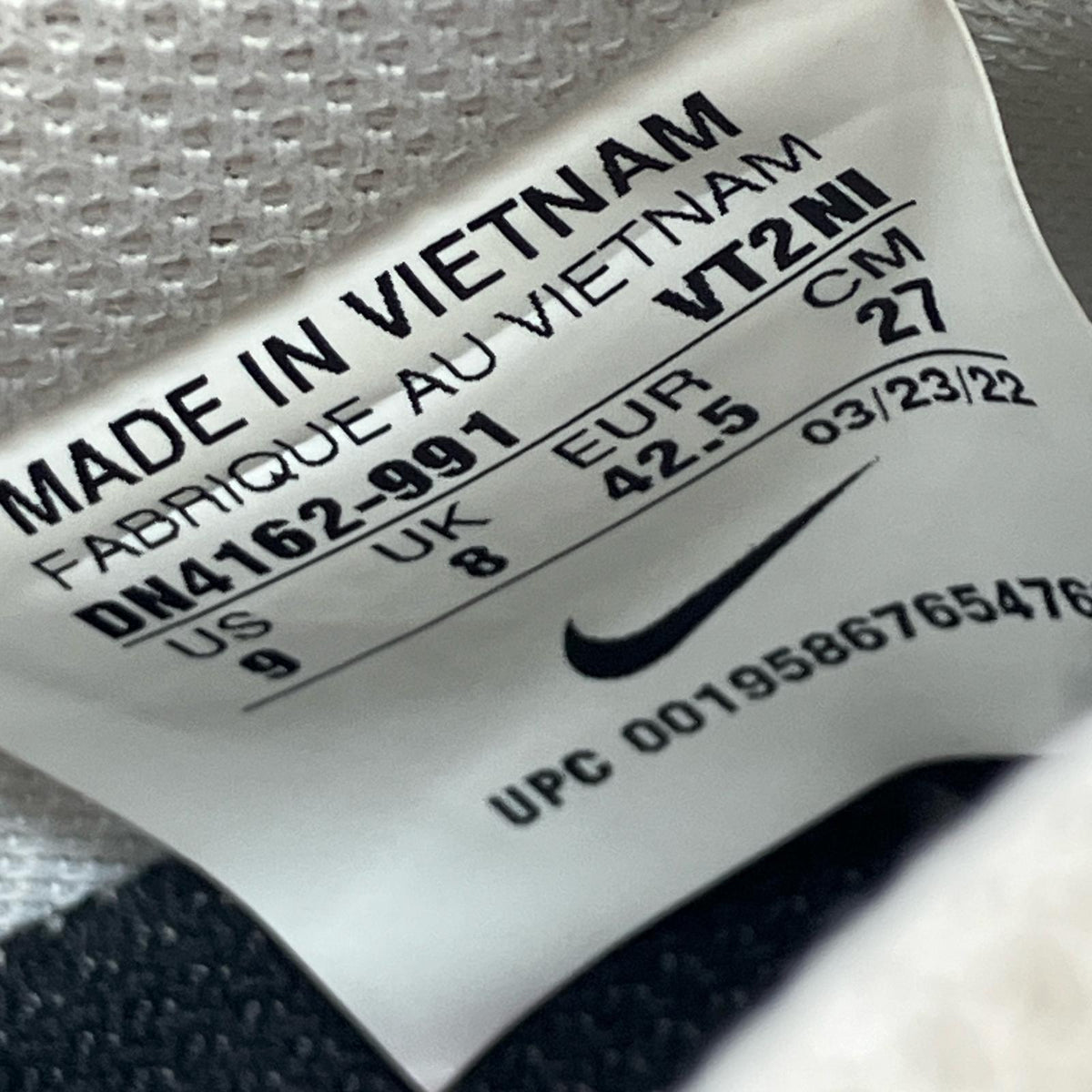 スニーカー AIR FORCE1 27cm 27cm (US9 UK8 1/2 EU44) グレー