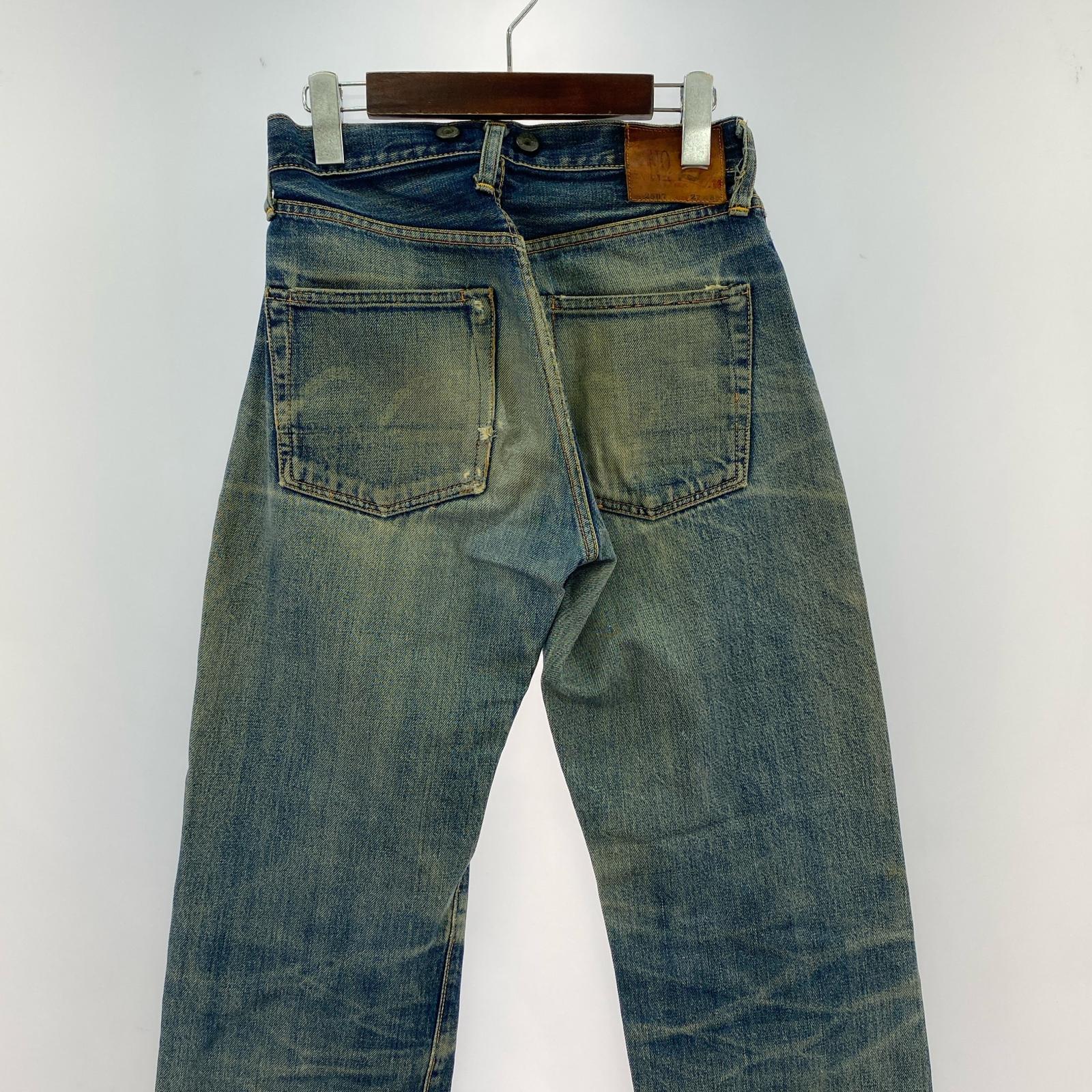 デニムパンツ Lot2507 No.2 虎耳 ﾎﾞﾀﾝﾌﾗｲ scovilﾘﾍﾞｯﾄ ブルー