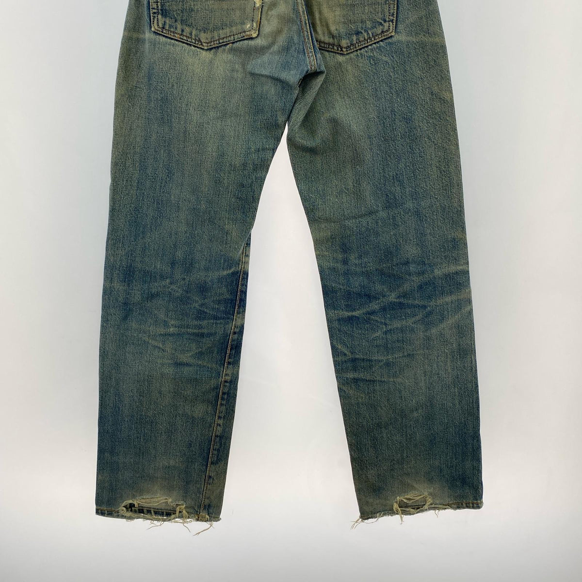 デニムパンツ Lot2507 No.2 虎耳 ﾎﾞﾀﾝﾌﾗｲ scovilﾘﾍﾞｯﾄ ブルー