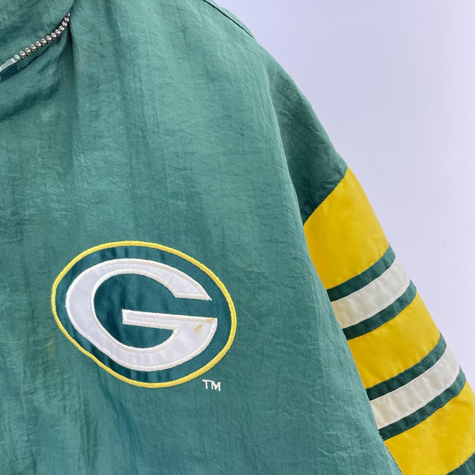 ジャケット NFL PRO LINE パッカーズ 中綿ブルゾン 緑 (XL)