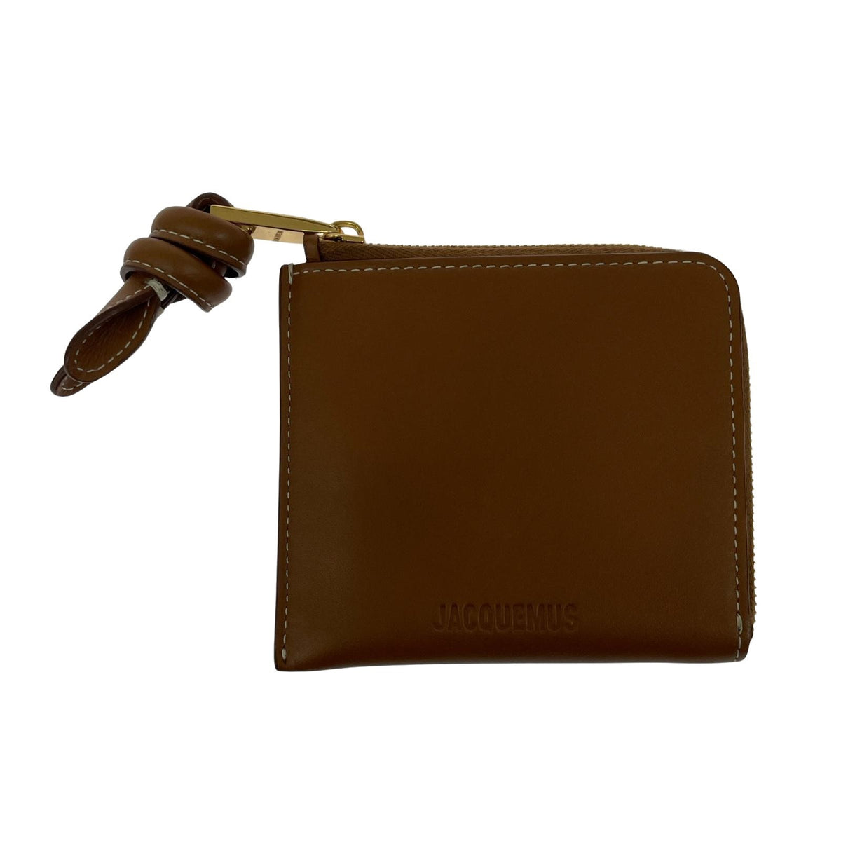 コンパクトウォレット JACQUEMUS LE PORTE-MONAIE TOURNI 茶 ブラウン