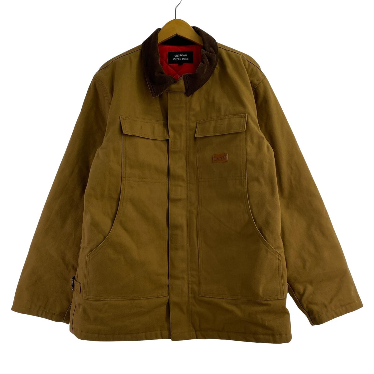 ジャケット UNCROWD CYCLE TOGS ダック ジャケット　茶　(L) L ブラウン