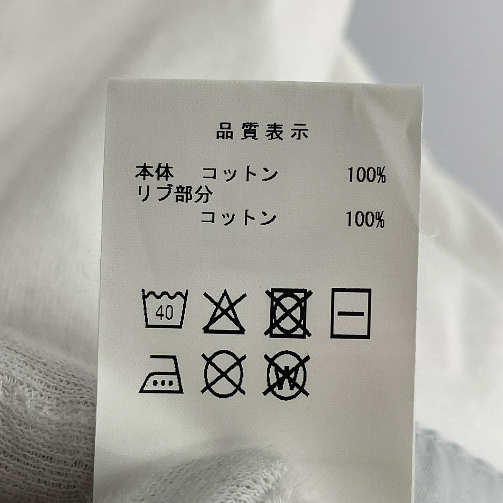 半袖Ｔシャツ 25ss/1/ENVIRONMENT ORGANIC COTTON SS 1 ホワイト