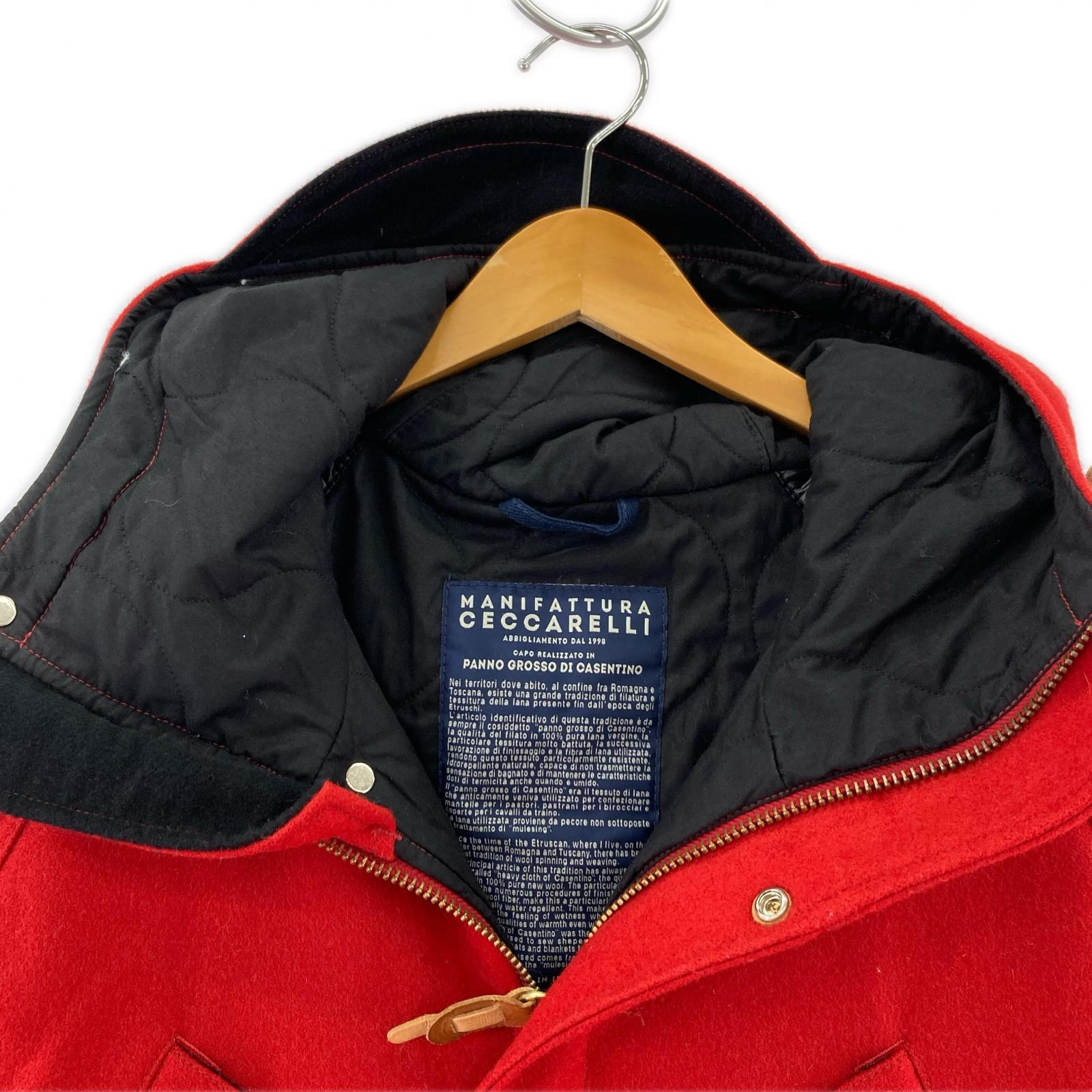 ジャケット MANIFATTURA CECCARELLI　ウール　赤　40 40 レッド