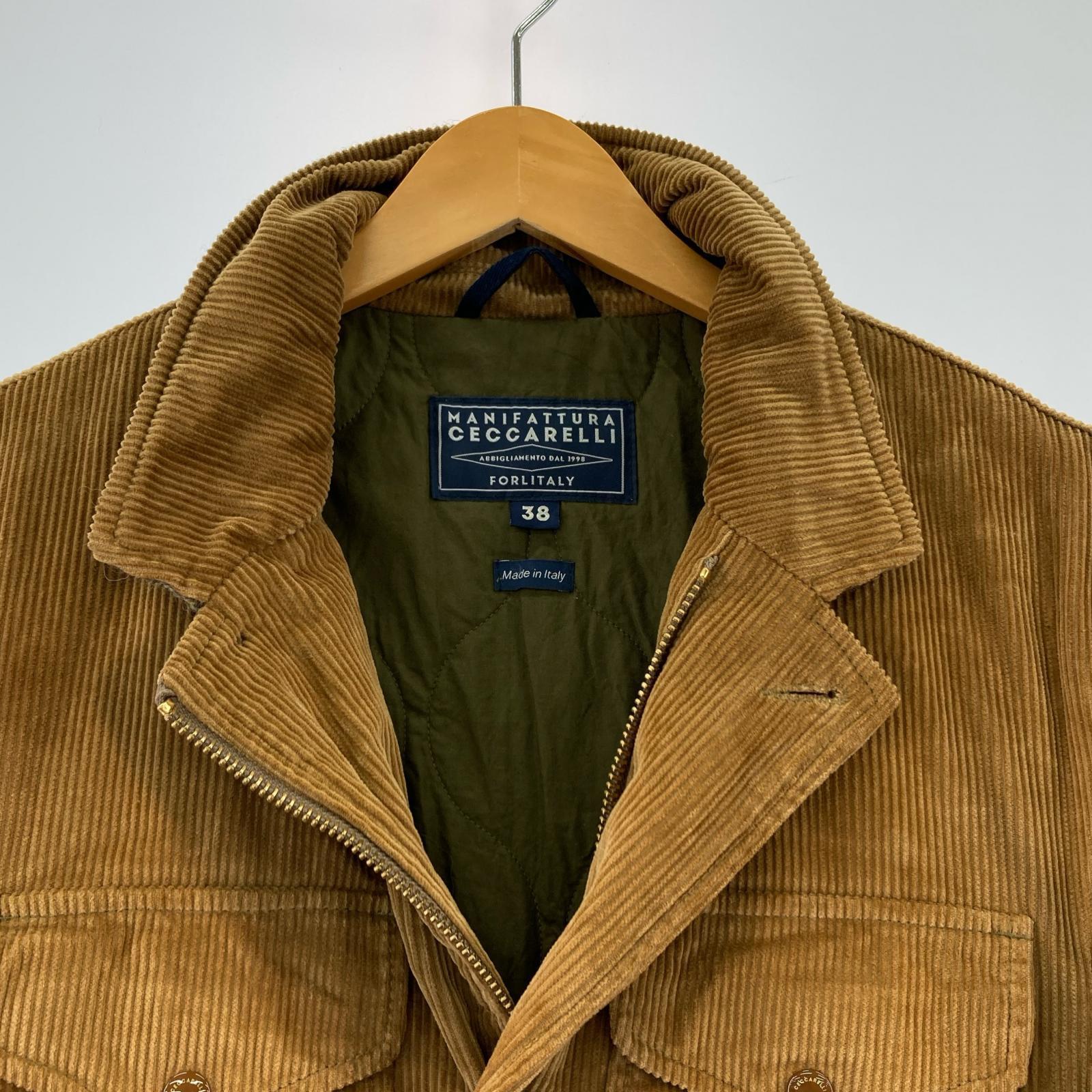 ジャケット MANIFATTURA CECCARELLI　ALLIGATOR JACKET 38 ブラウン