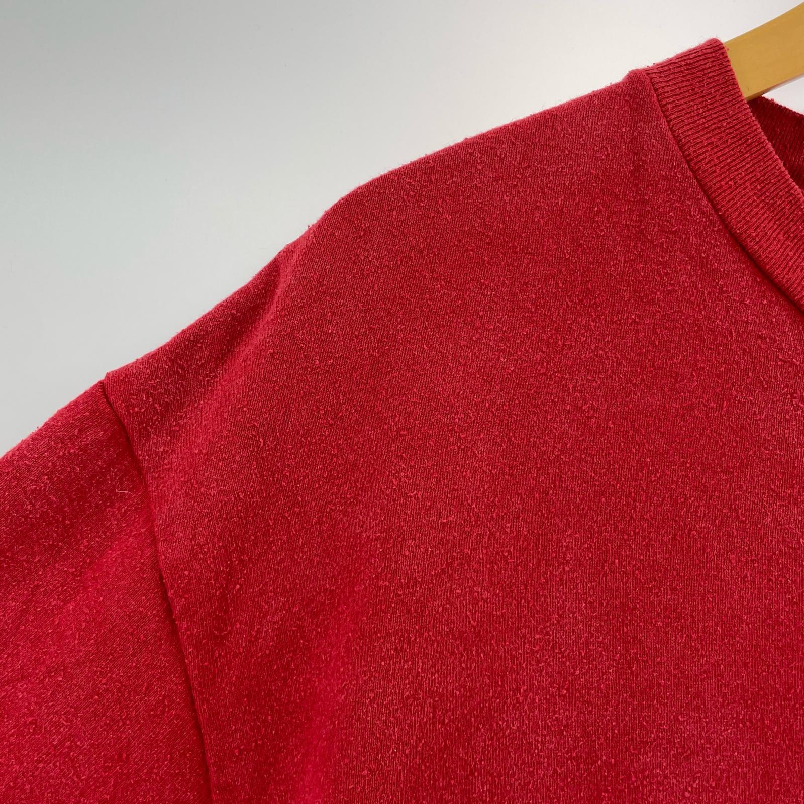 半袖Ｔシャツ 24SS Co／Silk Nep Plain Tee ネップ加工Tee 2 レッド