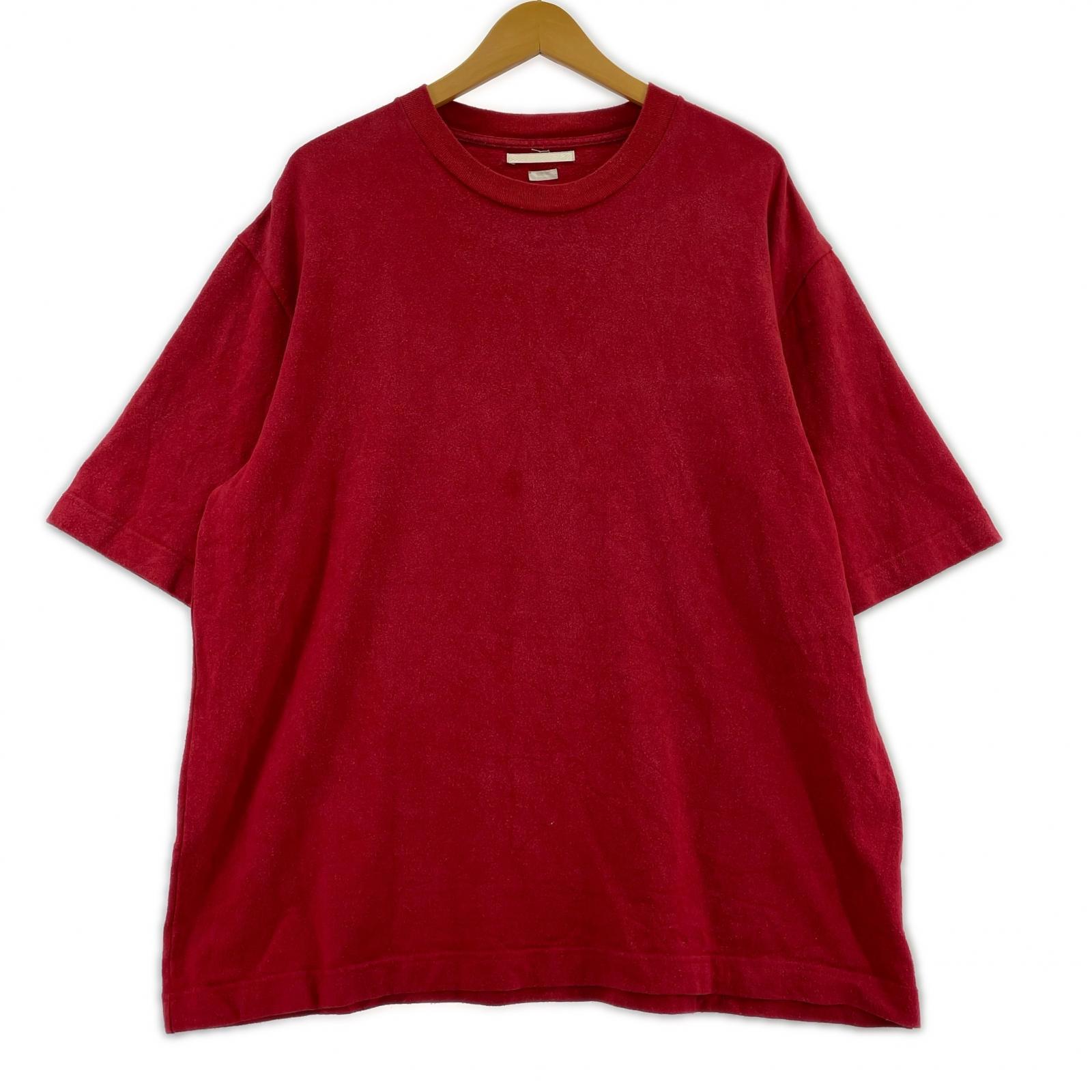 半袖Ｔシャツ 24SS Co／Silk Nep Plain Tee ネップ加工Tee 2 レッド