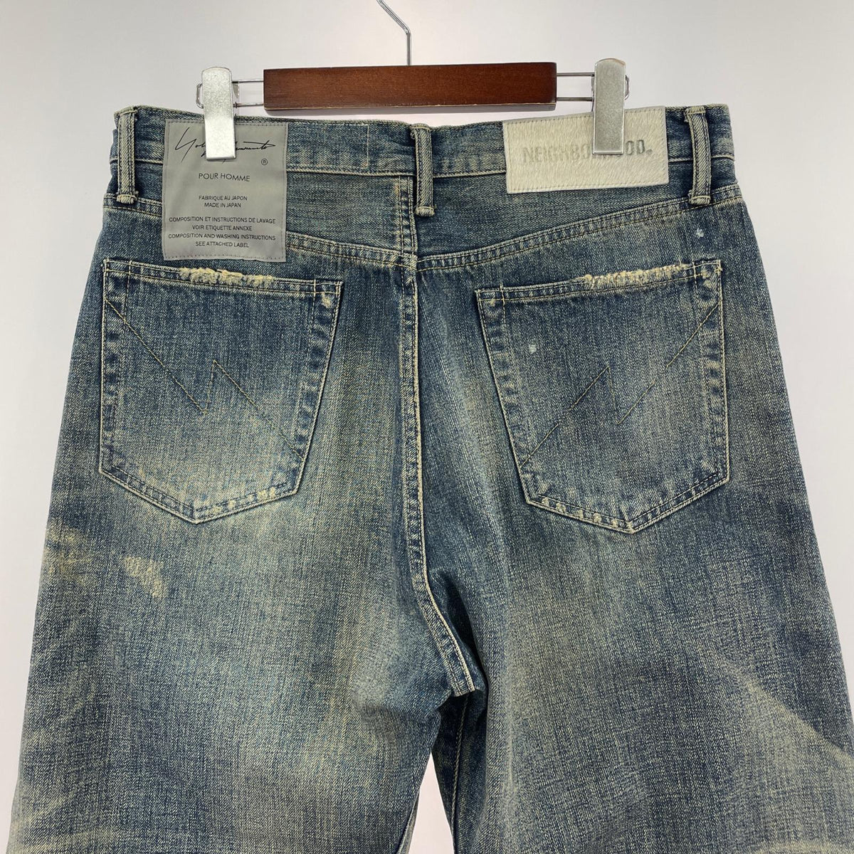 デニムパンツ Yohji Yamamoto×NEIGHBORHOOD 25SS SAVAGE DENIM DP BASIC PANTS M ブルー