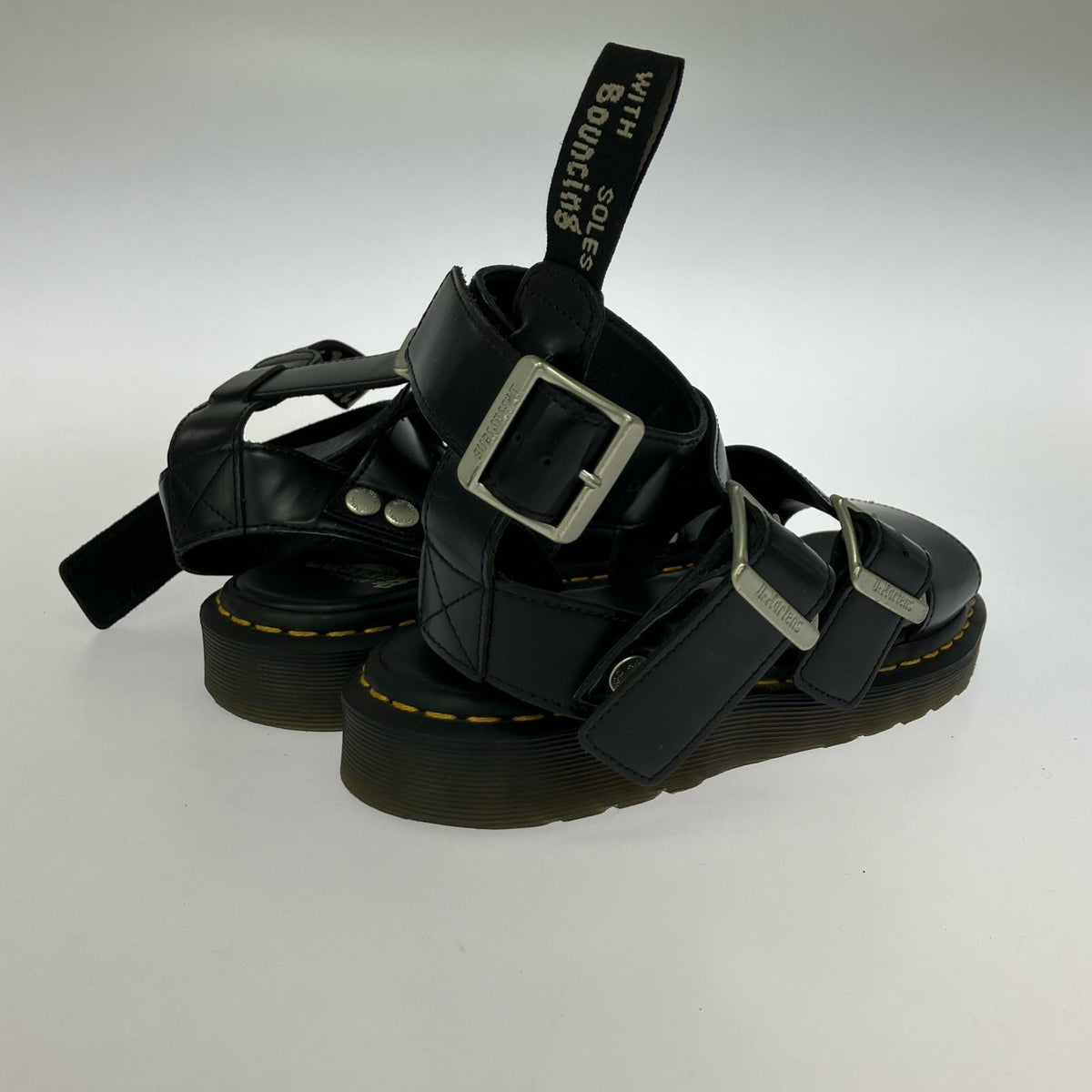 サンダル × RICK OWENS GRYPHON STRAP (UK7) ブラック