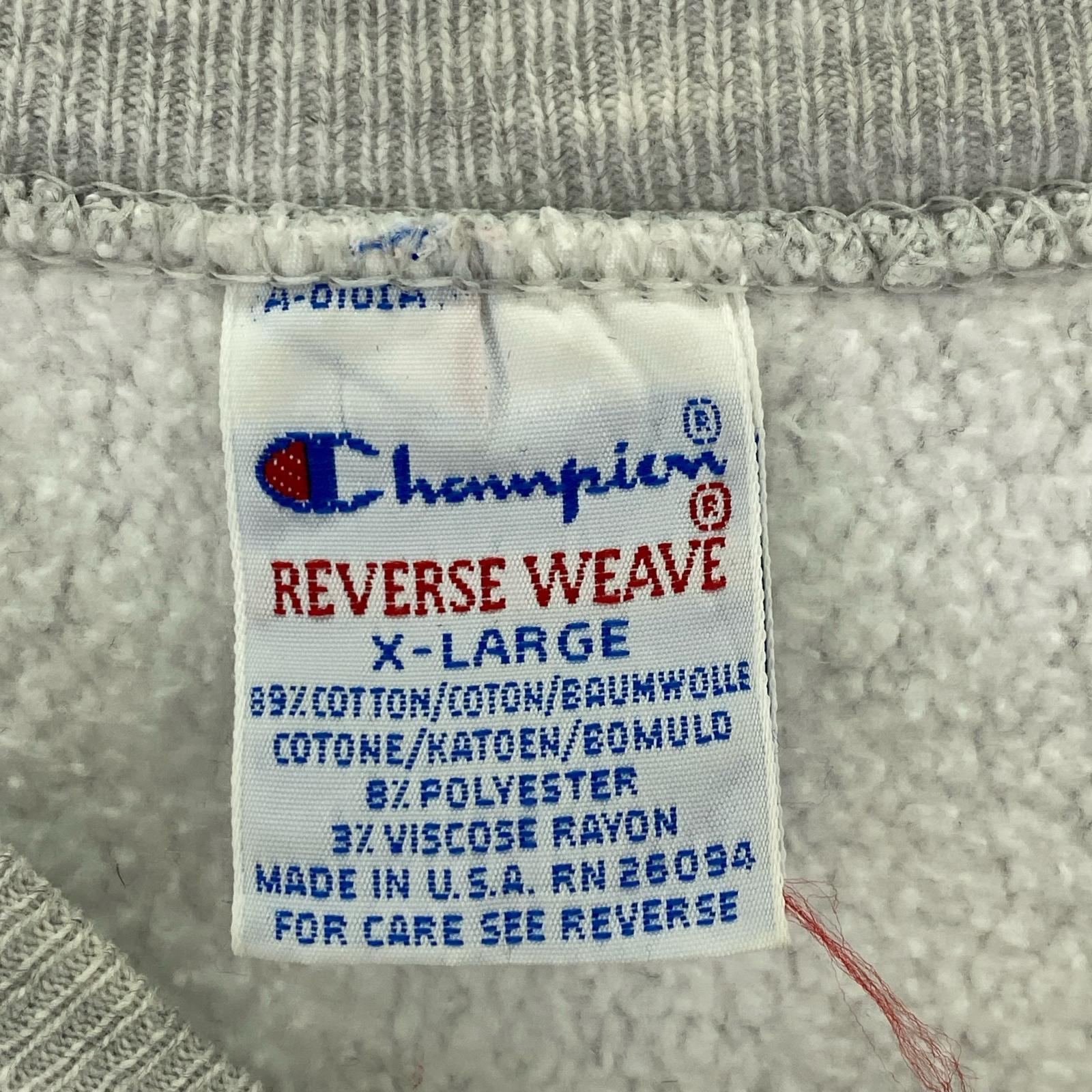 スウェット Reverse Weave USA XL エイブラハムリンカーン グレー
