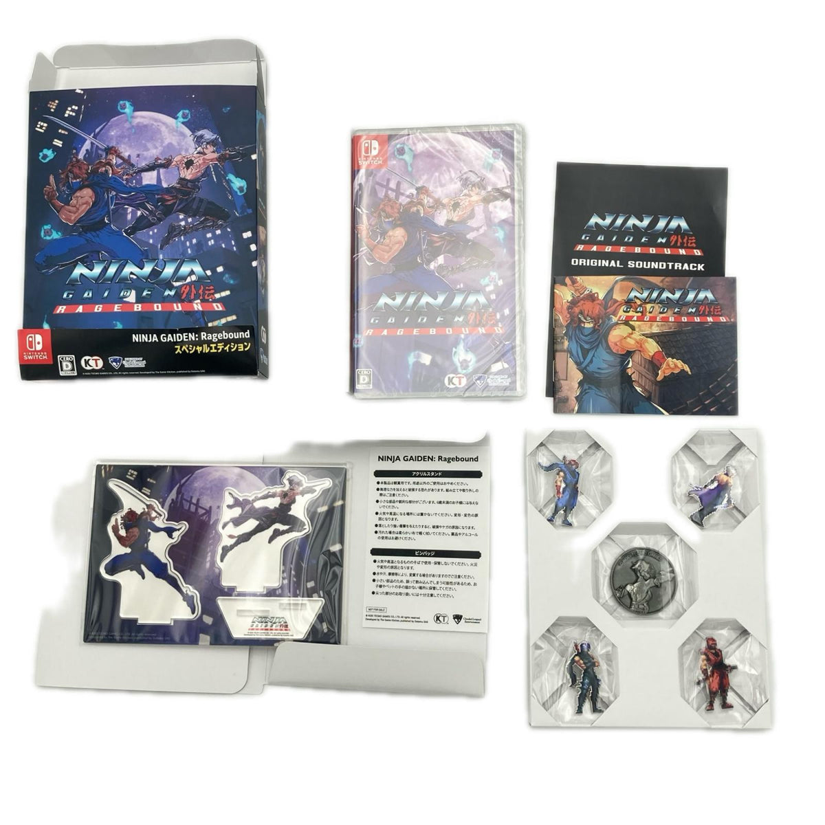 ＳＷ　　ＮＩＮＪＡ　ＧＡＩＤＥＮ　レイジバウンド　スペシャルエディション NINJA GAIDEN RAGEBOUND CNAS 00039 KOEI TECMO GAMES ゲームソフト