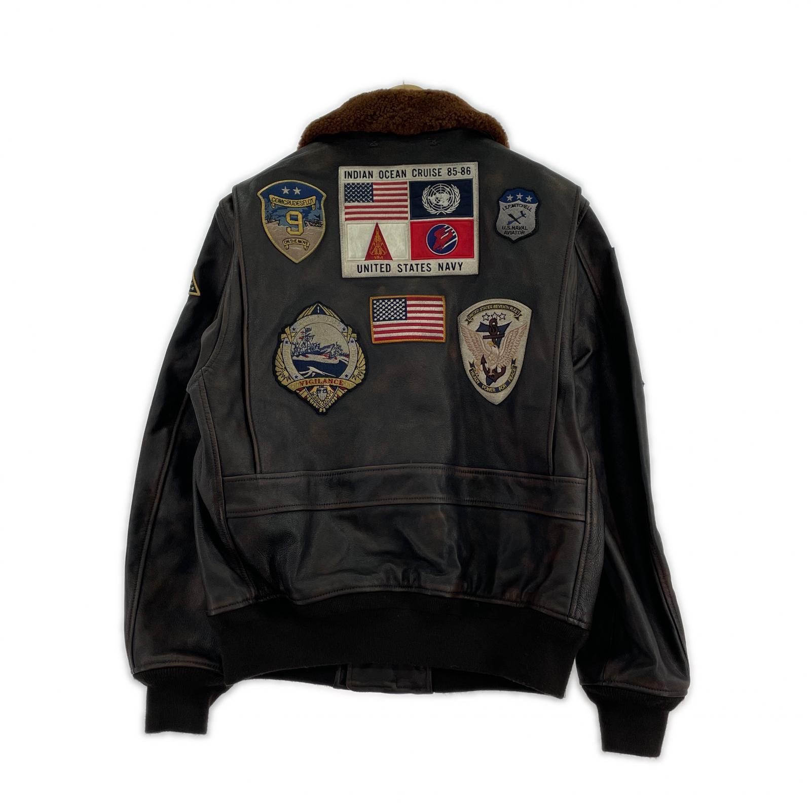 ジャケット G-1 TOPGUN2モデル 50TH 42 ブラウン