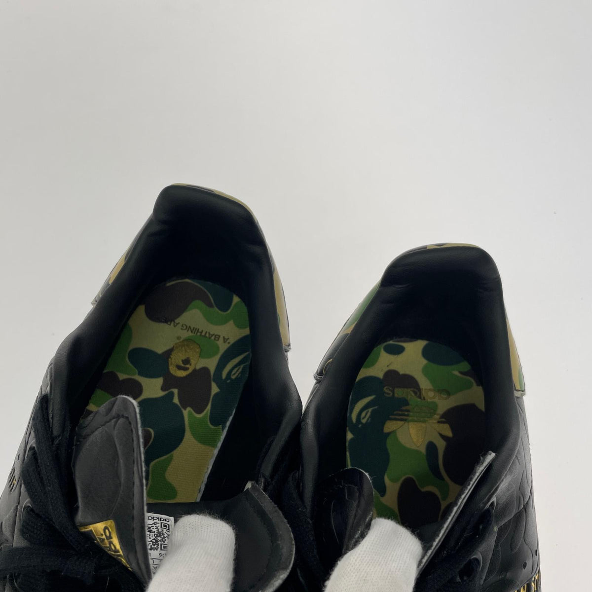 スニーカー ×A BATHING APE 30周年 Stan Smith BLK 26.5cm (US8 1/2 UK8 EU43) ブラック