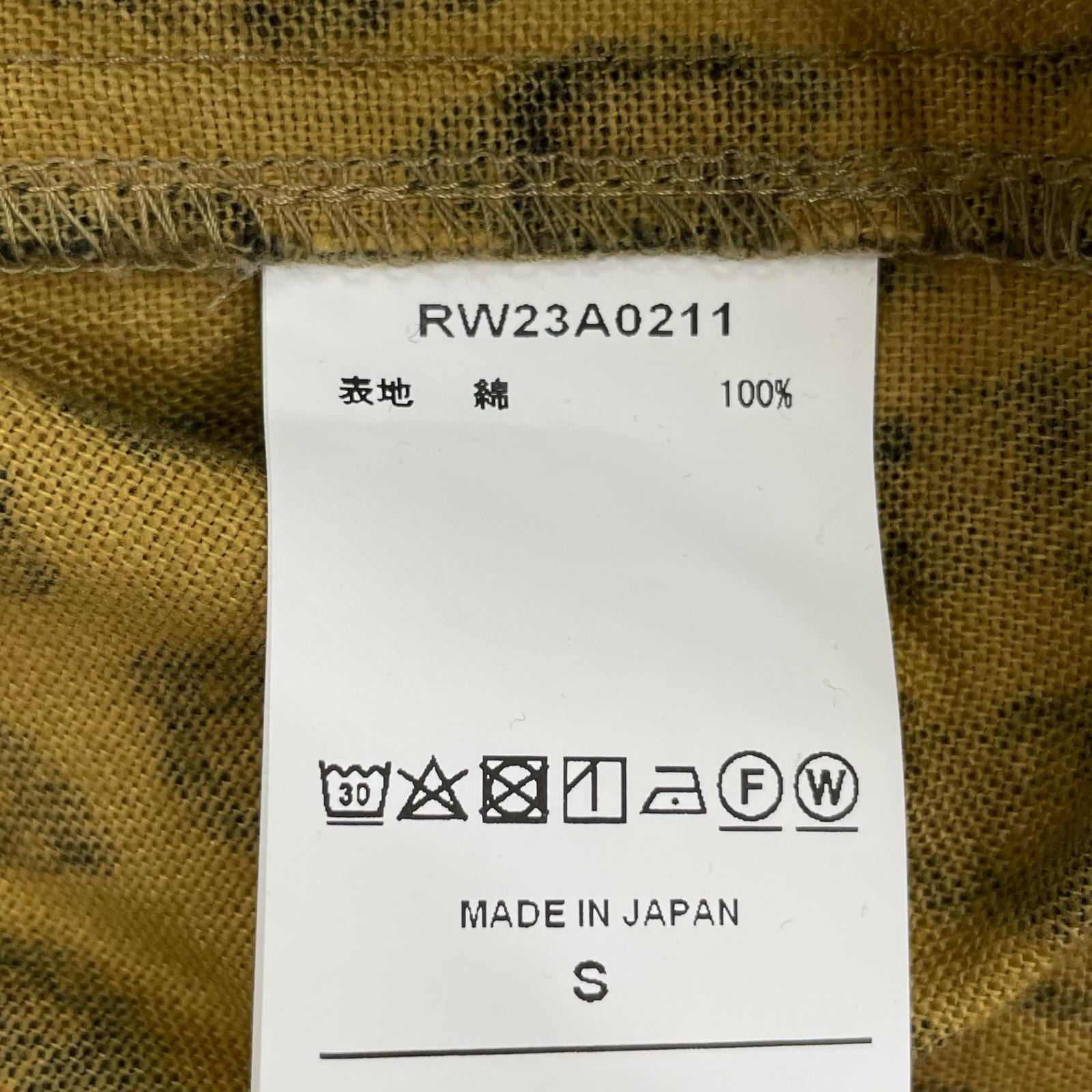 長袖シャツ R9 LEOPARD SHIRT S ブラウン