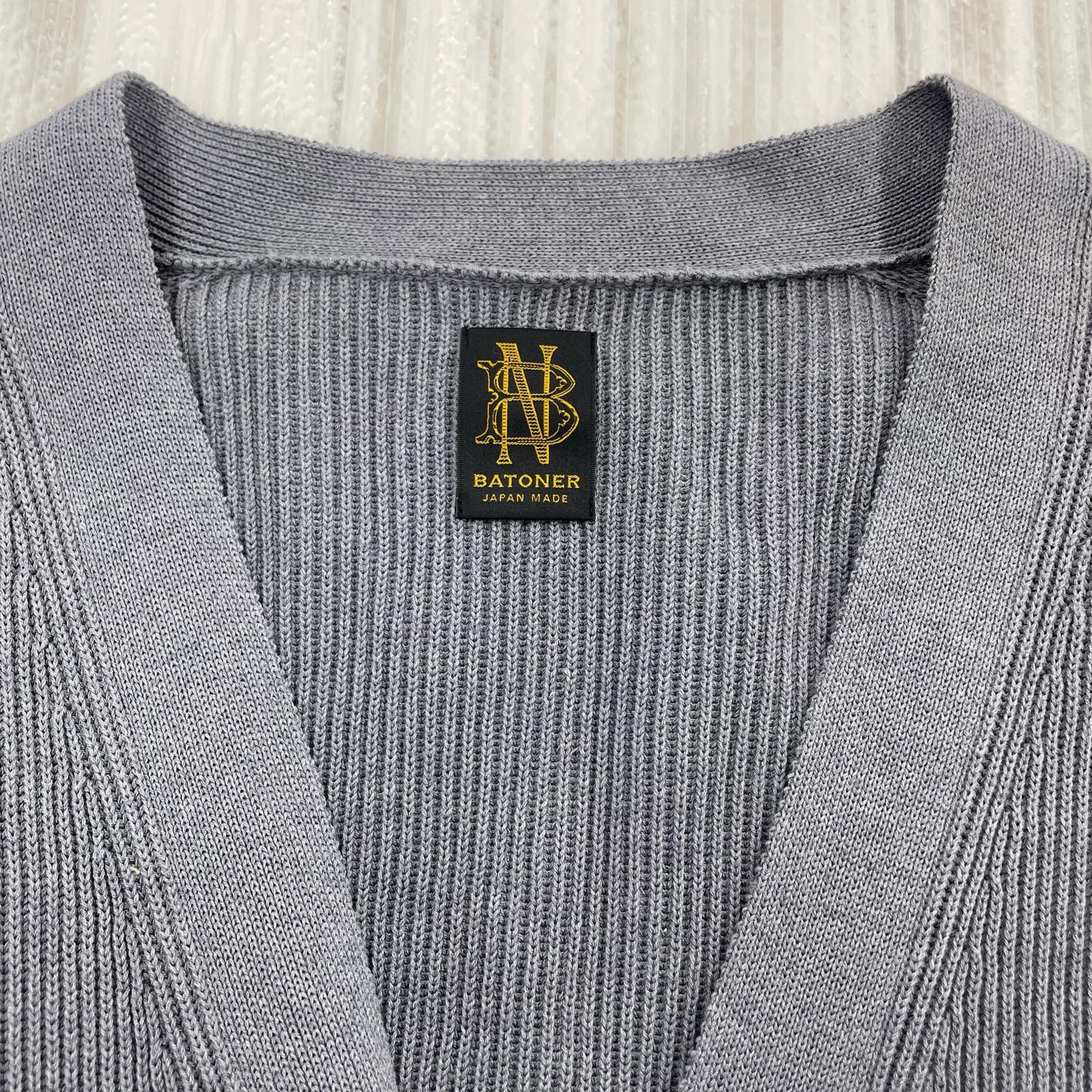 カーディガン SUPER HIGH TWIST V NECK CARDIGAN