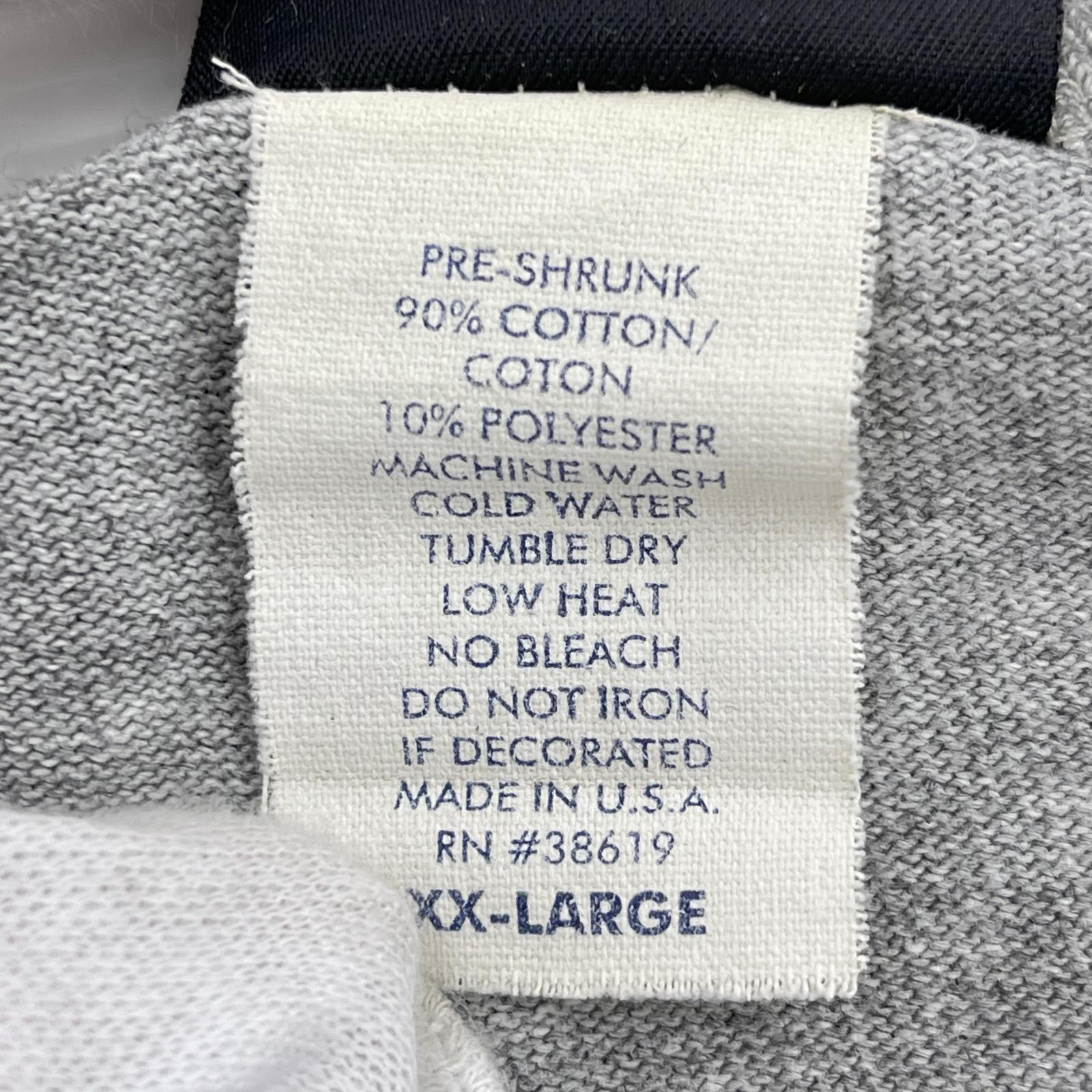 半袖Ｔシャツ 90s USA製　ヘンリーネック グレー