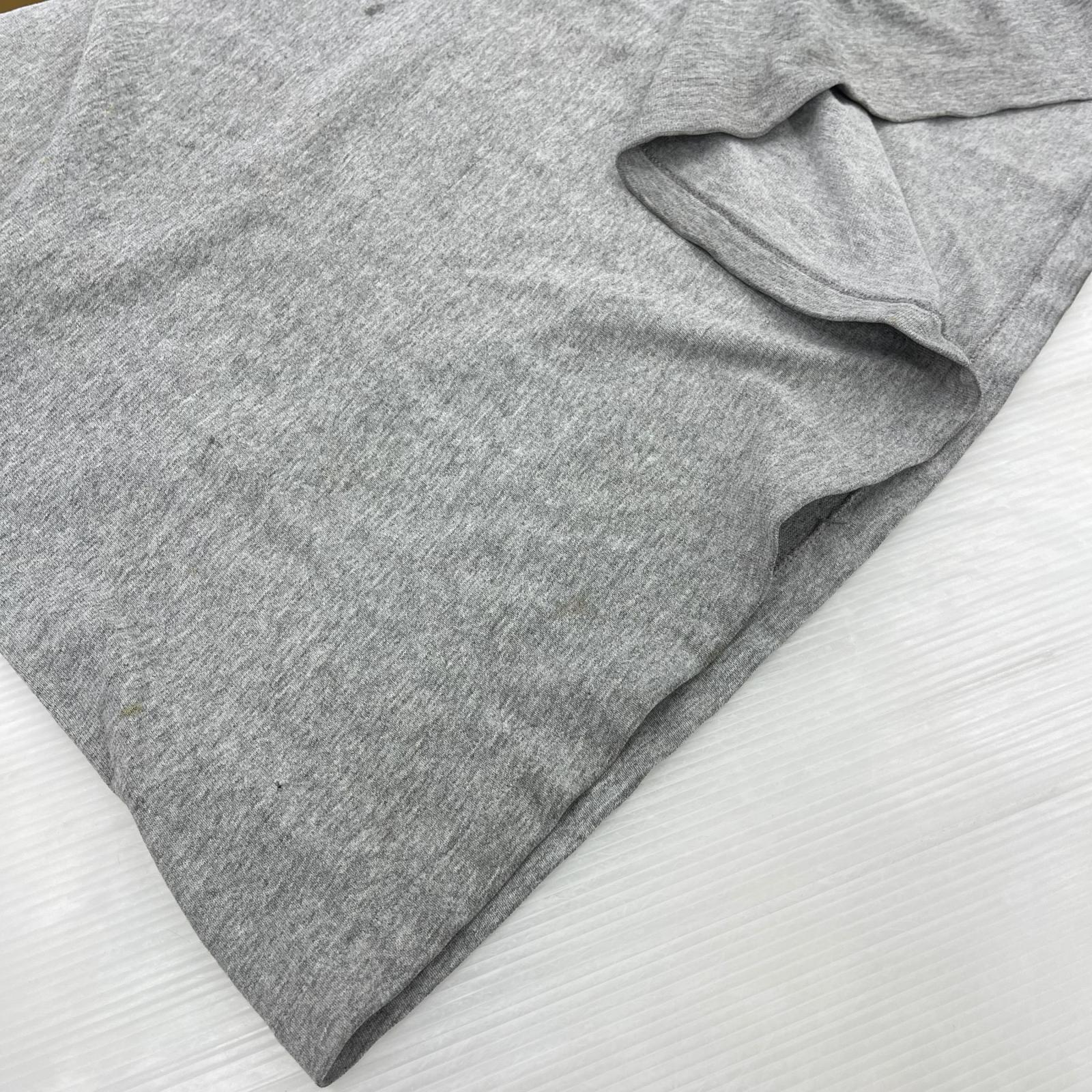 半袖Ｔシャツ 90s USA製　ヘンリーネック グレー