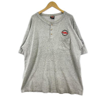 半袖Ｔシャツ 90s USA製　ヘンリーネック グレー