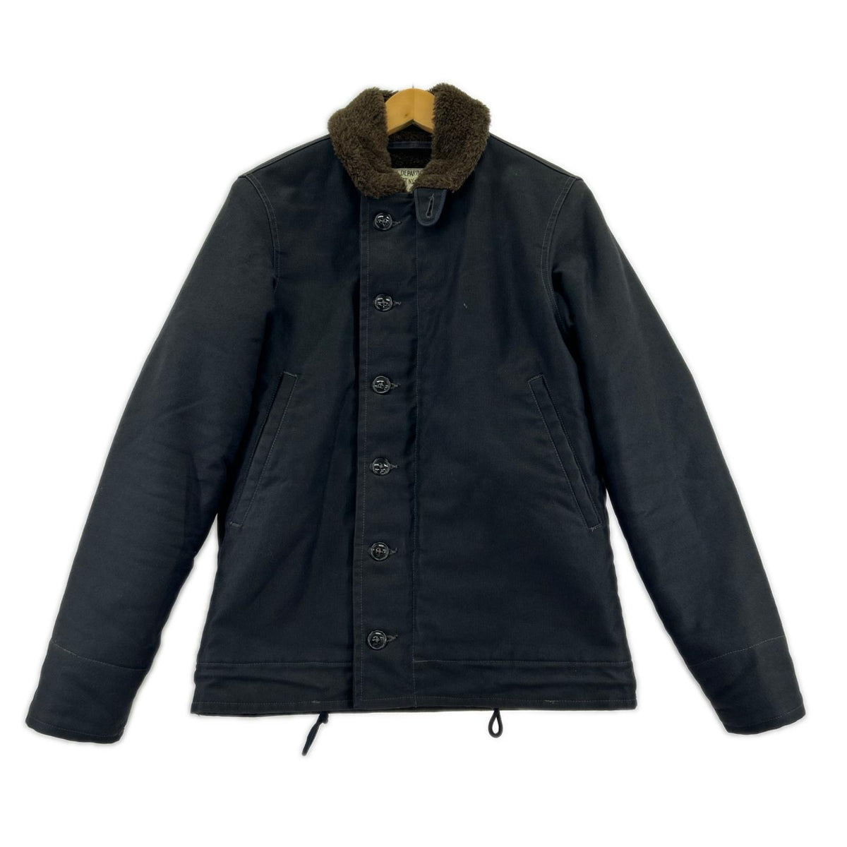 ジャケット REAL MCCOY N-1 DECK JACKET 紺 (36) 36 ブラック