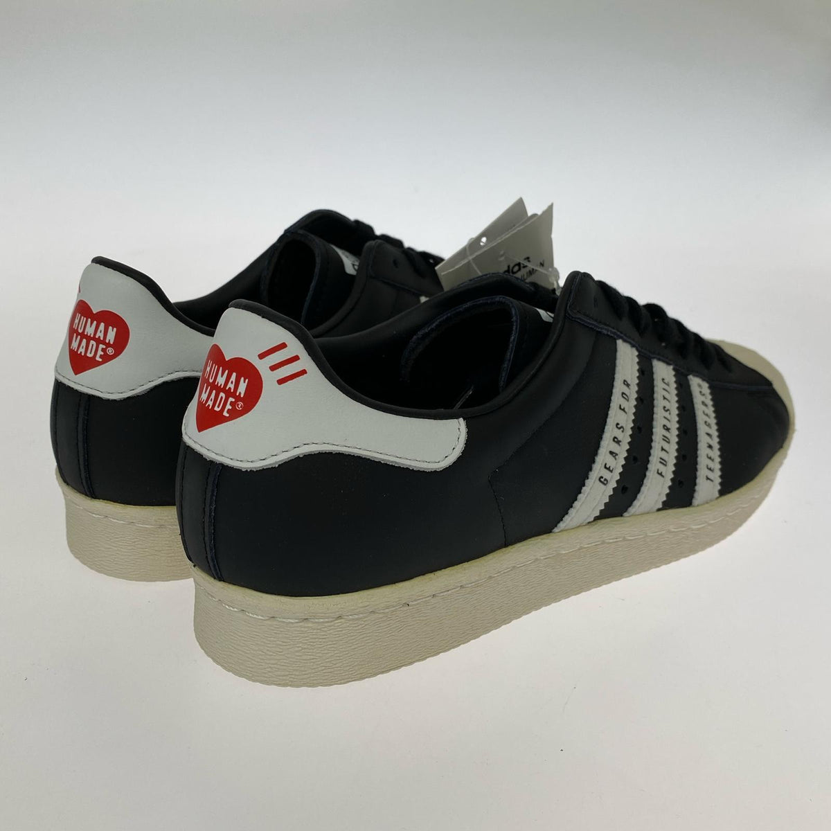 スニーカー adidas SUPERSTAR 80S HUMAN MADE FY0729 黒 (27.5) 27.5cm (US9 1/2 UK9 EU45) ブラック