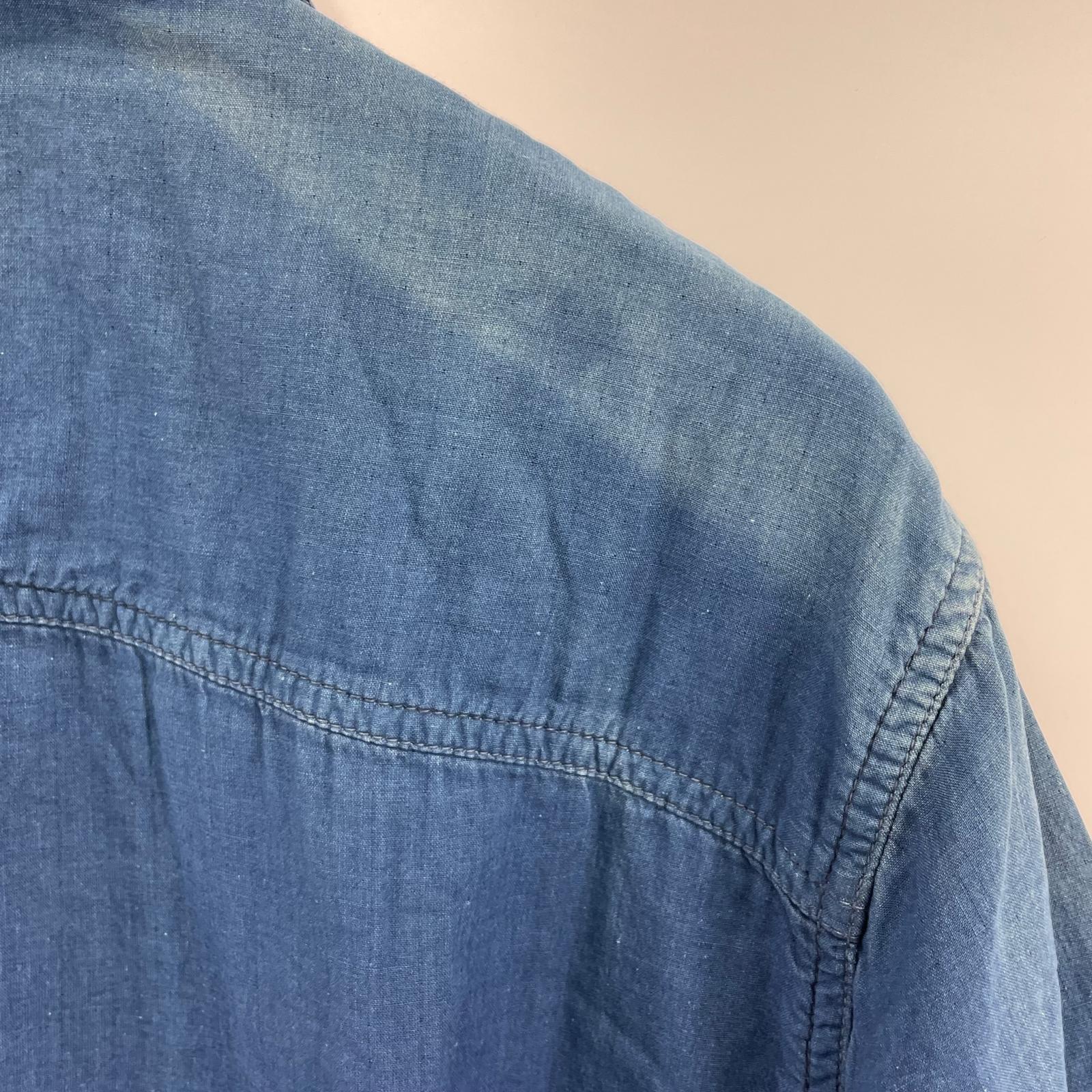 半袖シャツ HAI SPORTING GEAR インディゴシャツ M ブルー